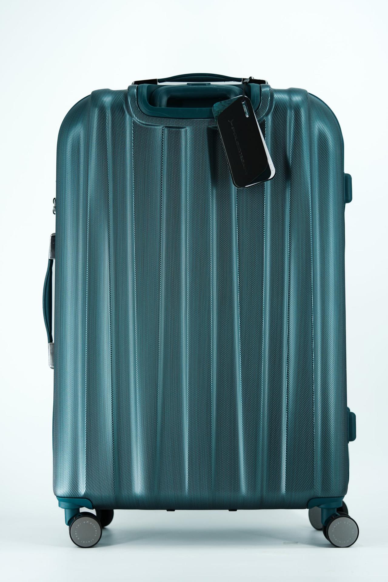POLESTREAM Moonrock Hartschalen Trolley 100% Polycarbonat deepsea green brushed klein 55 cm