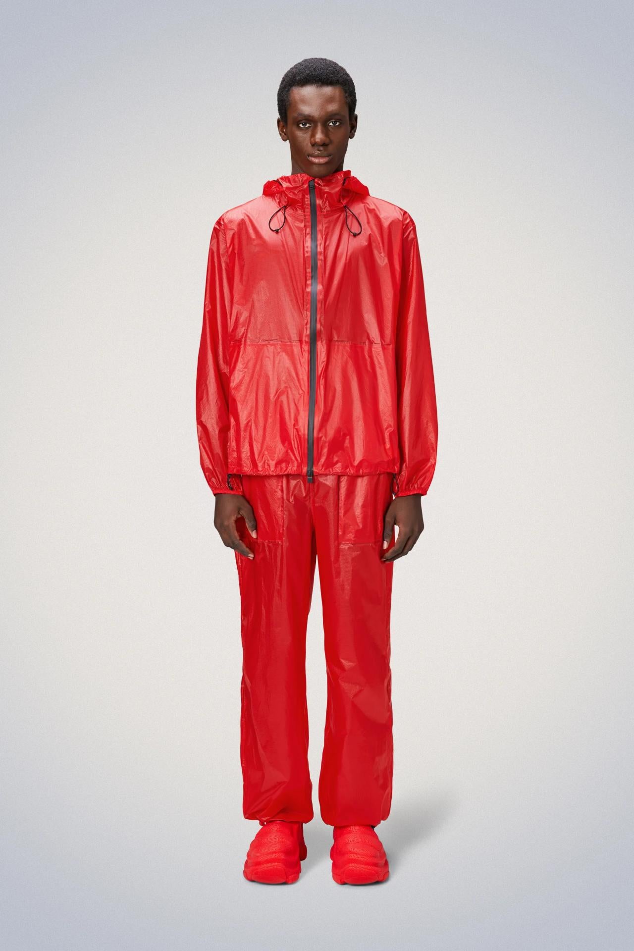 Rains Norton Regenjacke Rain Jacket W3 - Farbe: 12 Fire - Variante: M