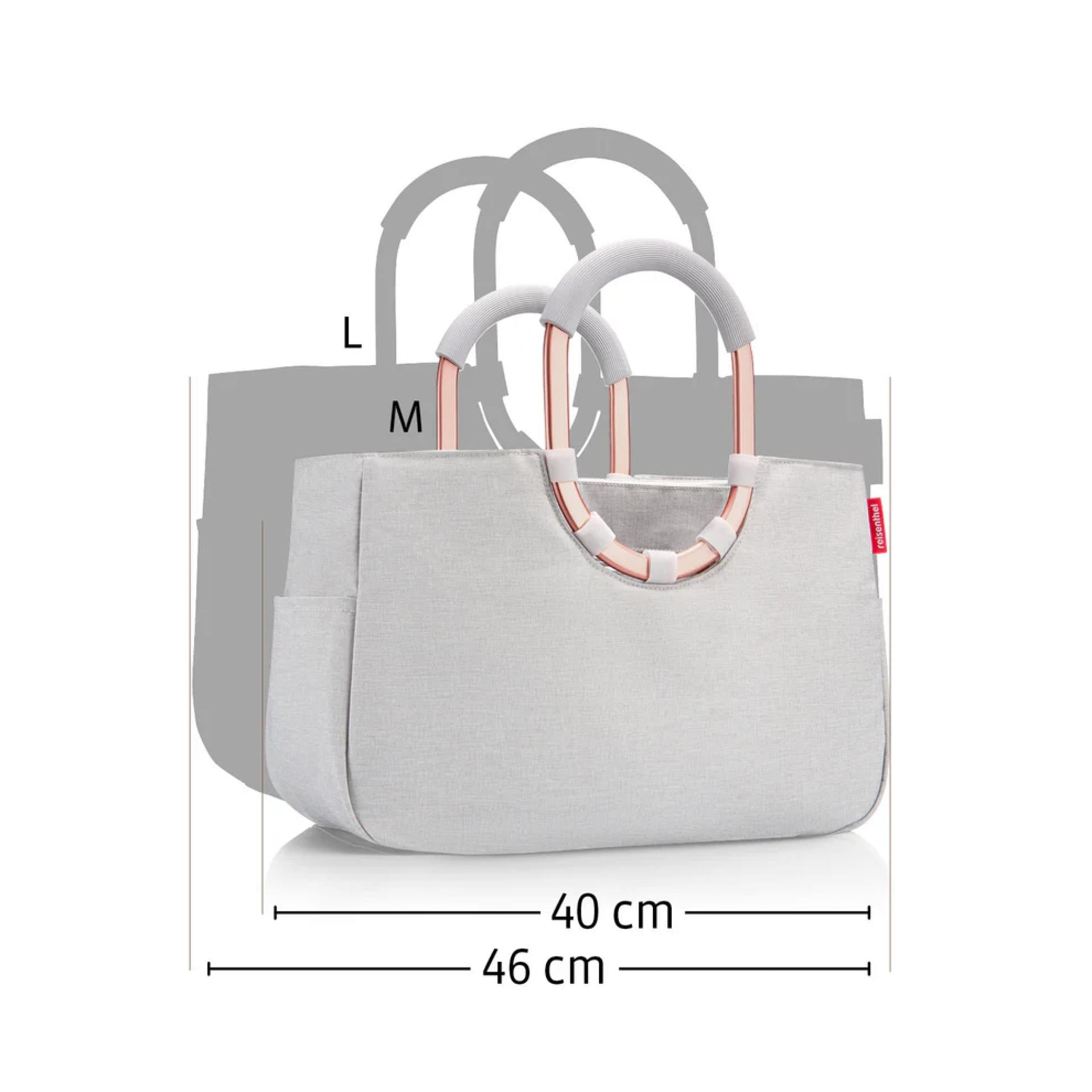 Reisenthel loopshopper M frame rhombus olive