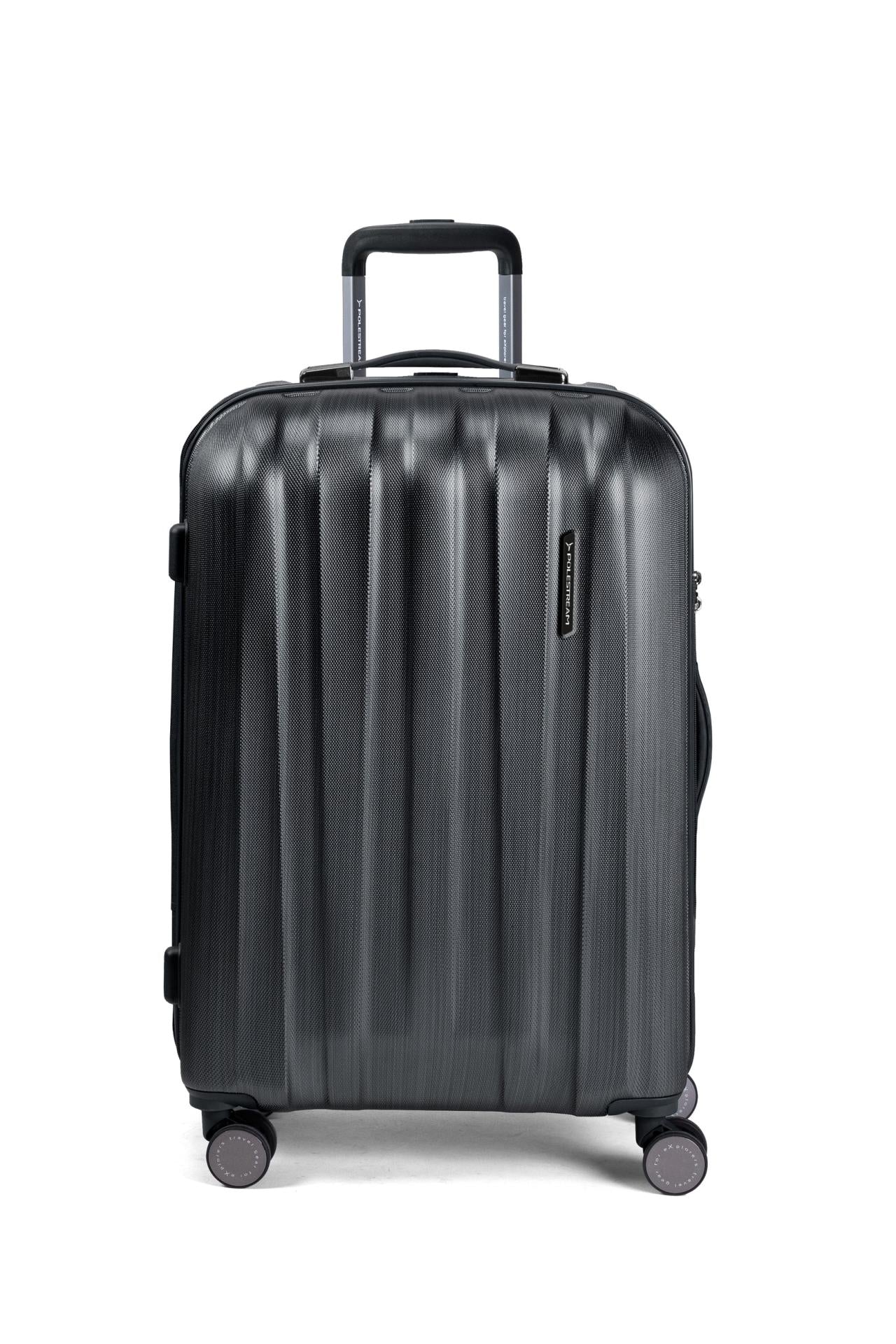 POLESTREAM Moonrock Hartschalen Trolley 100% Polycarbonat black brushed klein 55 cm