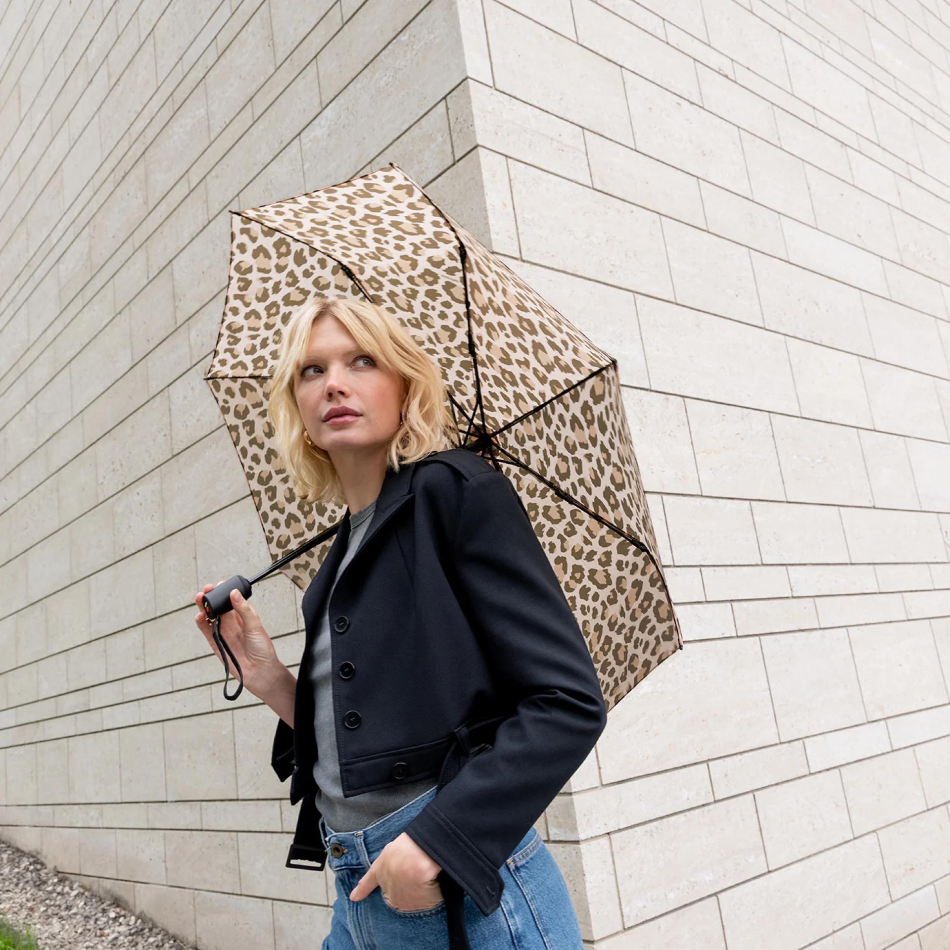 Reisenthel umbrella pocket duomatic leo macchiato