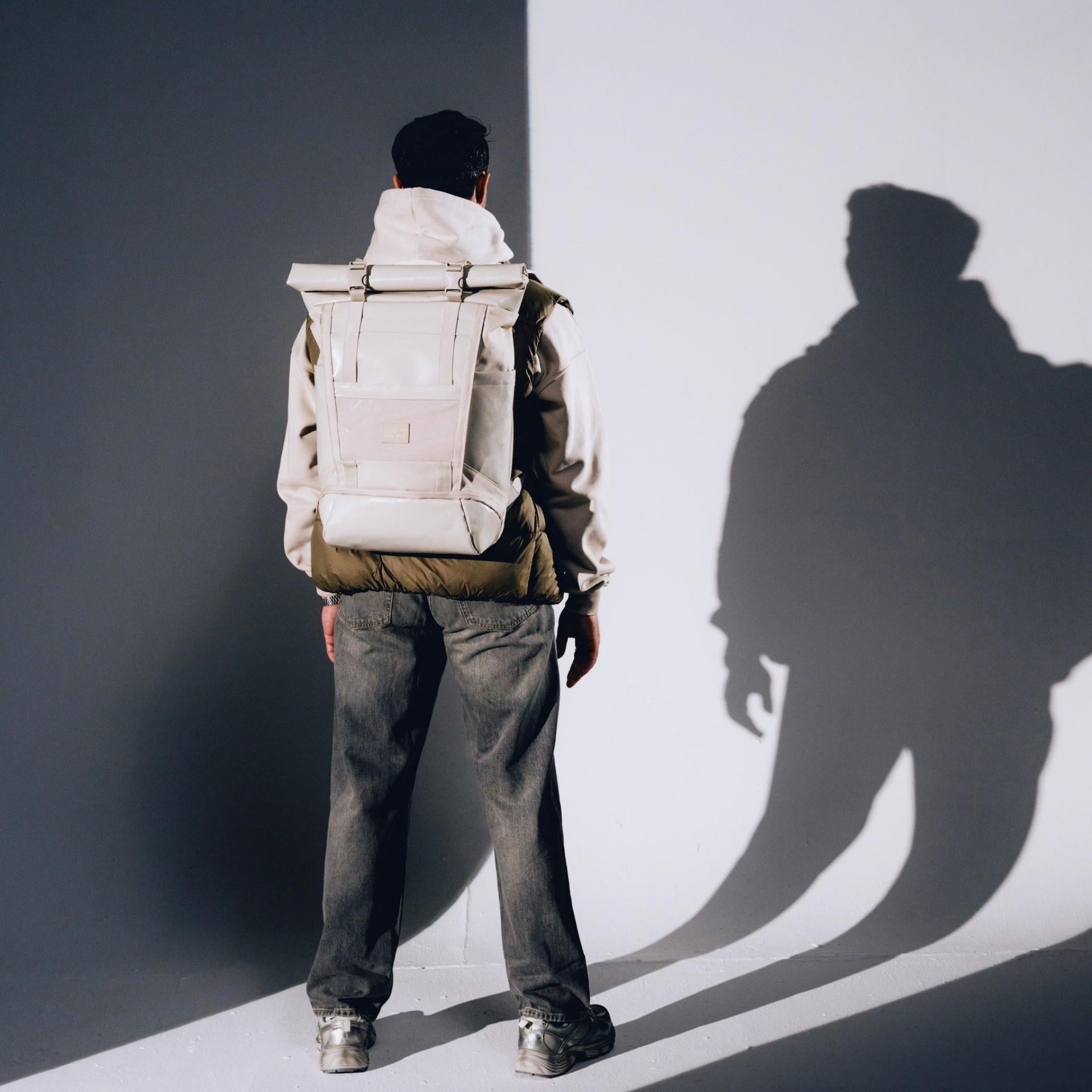 Johnny Urban Ashton Rolltop Rucksack Sand