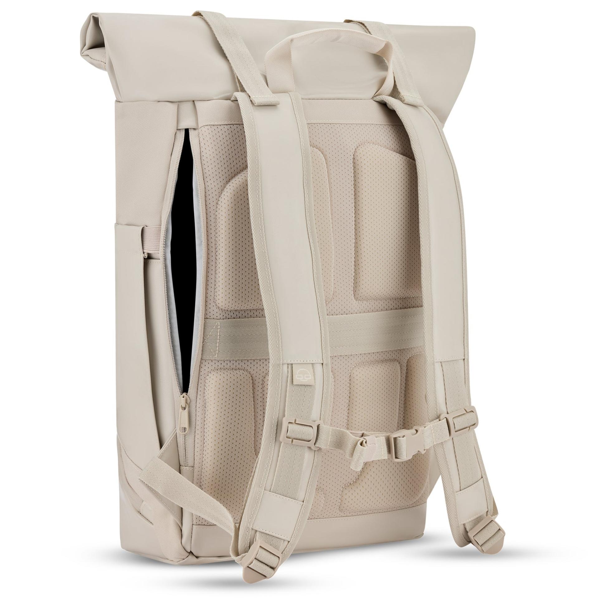 Johnny Urban Ashton Rolltop Rucksack Sand