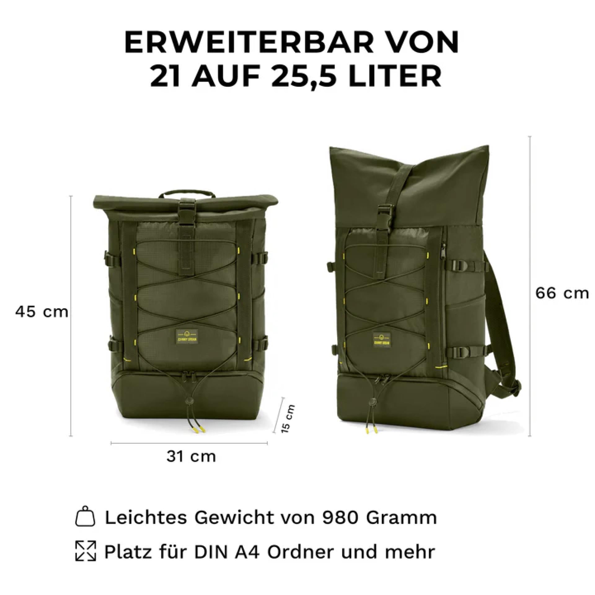 Johnny Urban Allen Move Large Rucksack Olive