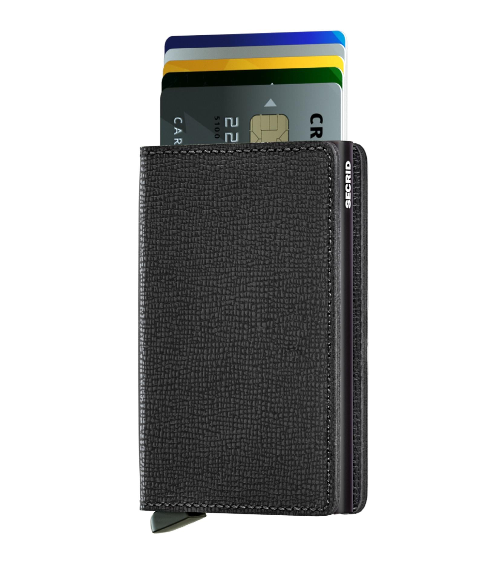 Kartenetui SECRID Slimwallet - Farbe: Crisple Black