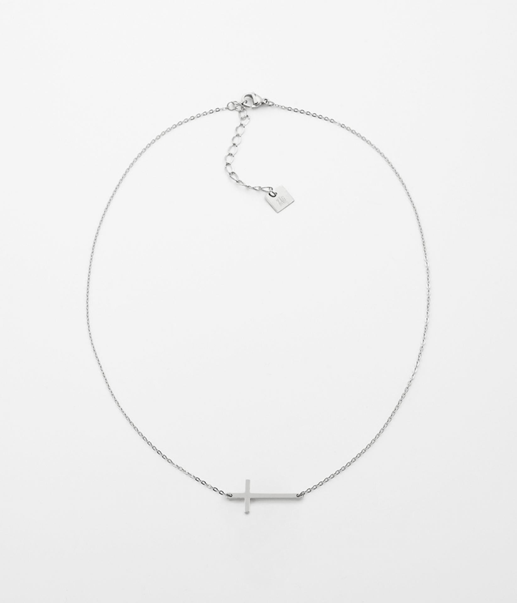 ZAG Bijoux COLLIER - COURT Silber