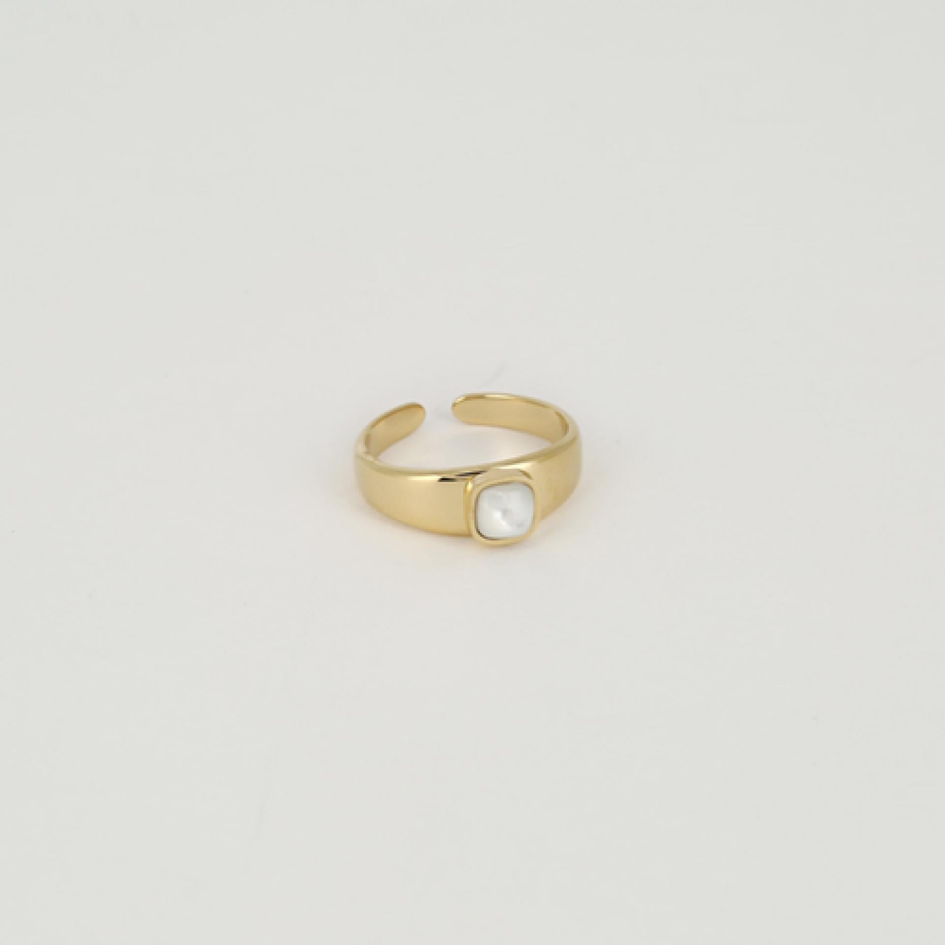 Zag Bijoux Ring gold/Perlmutt