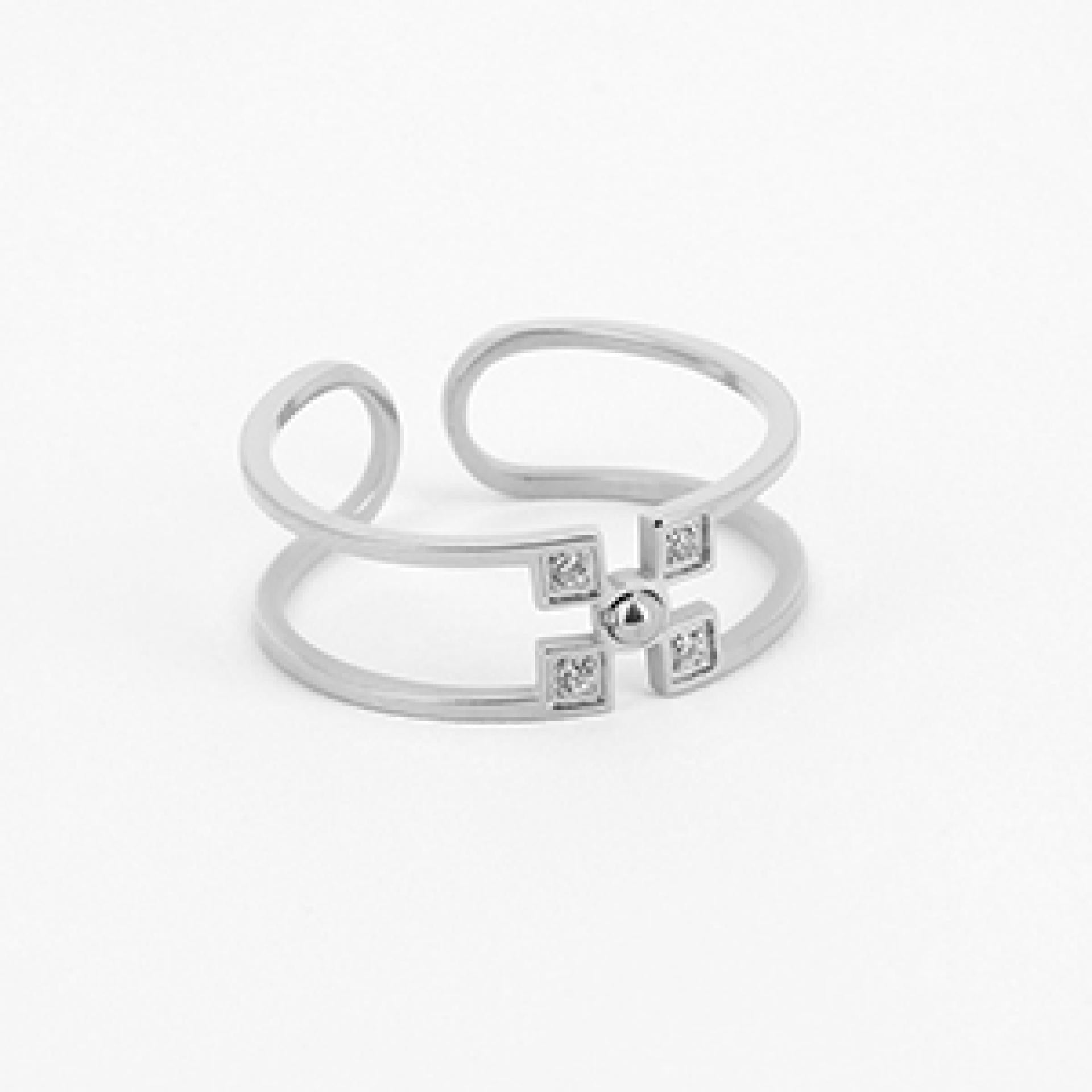 Zag Bijoux Ring Mathilda silber/Zirkonienstein
