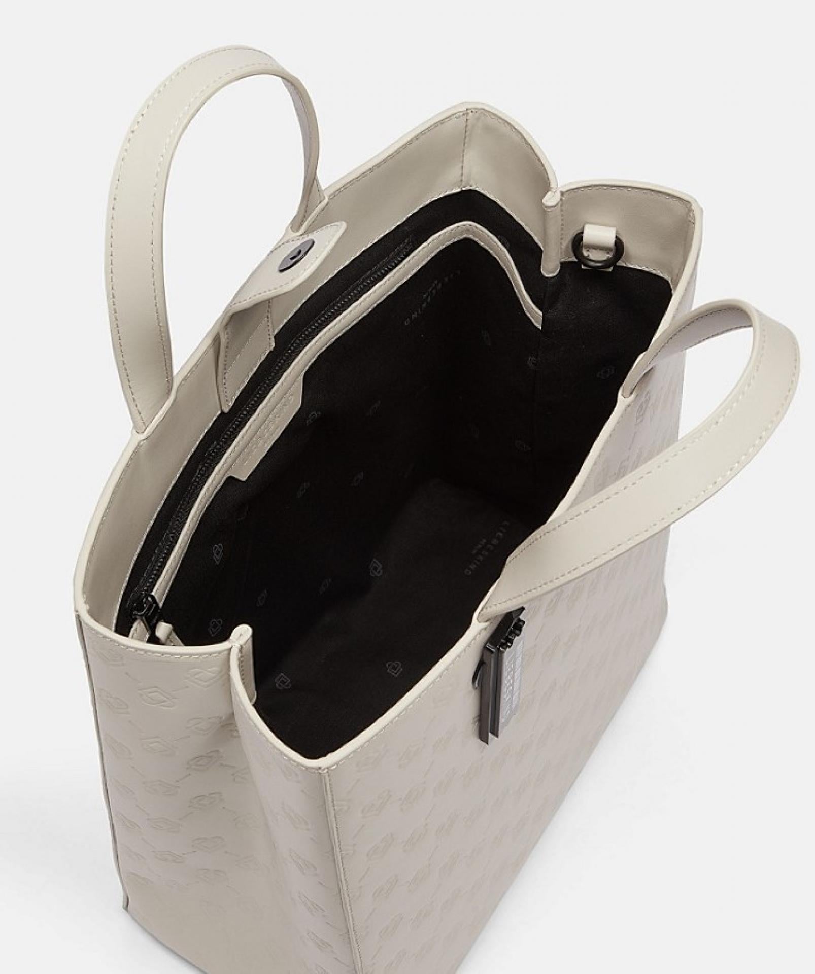 Liebeskind Berlin Tote Shopper M Icon Paper Bag Almond Milk