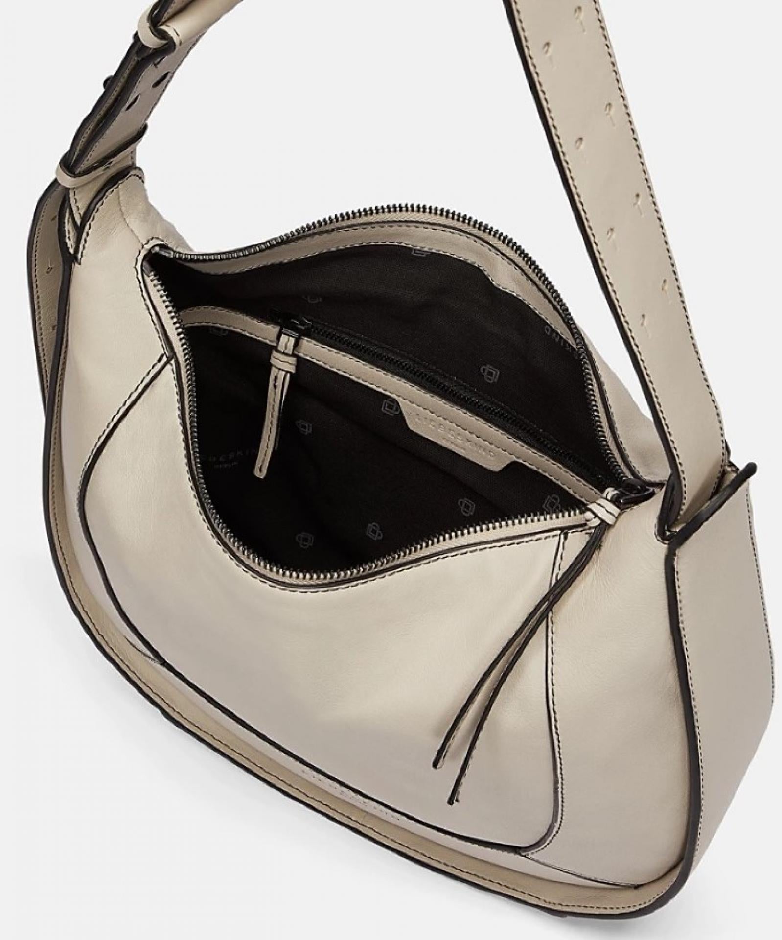 Liebeskind Berlin Schultertasche Alma Hobo M almond milk