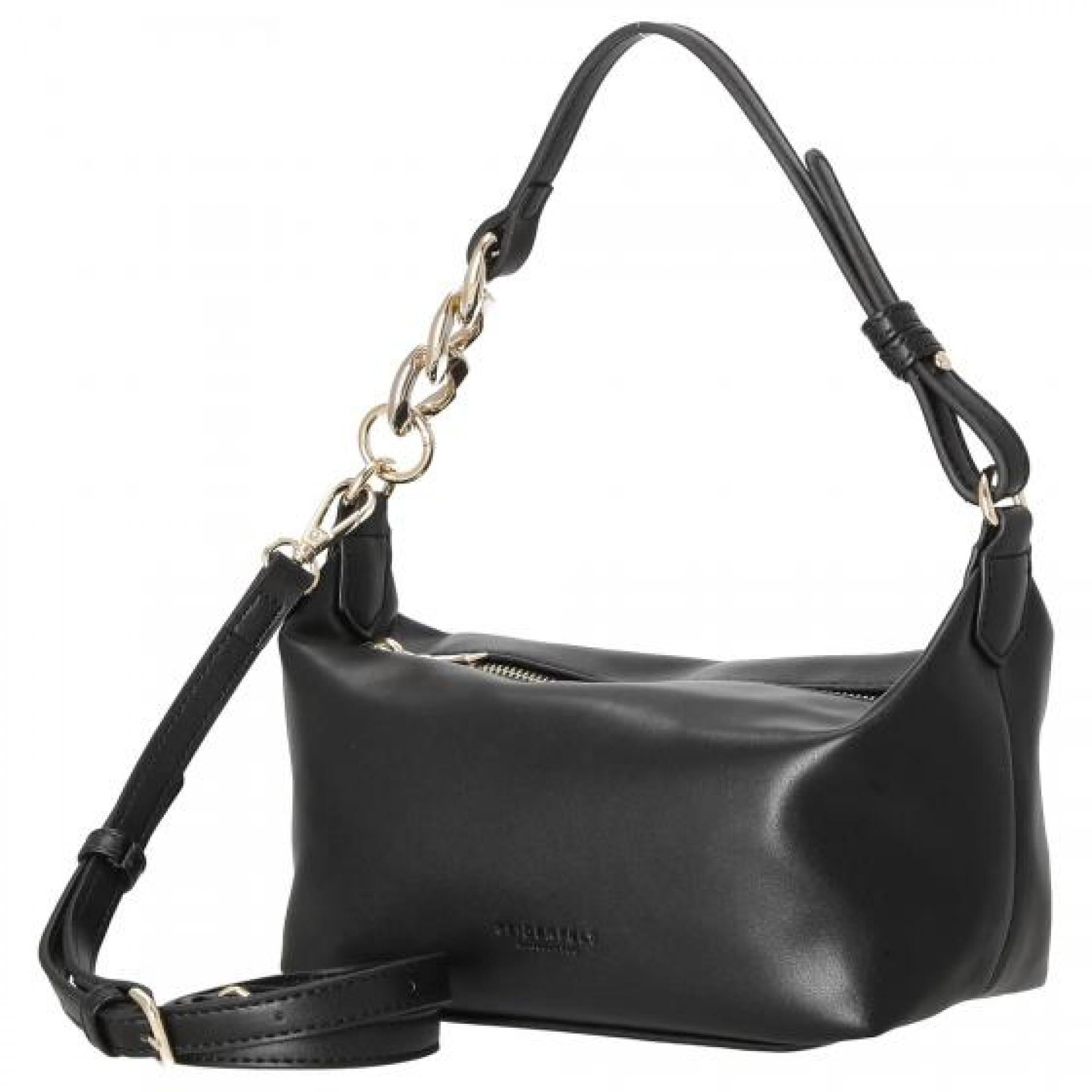 Seidenfelt Schultertasche Nees Shoulderbag - Farbe: black/gold
