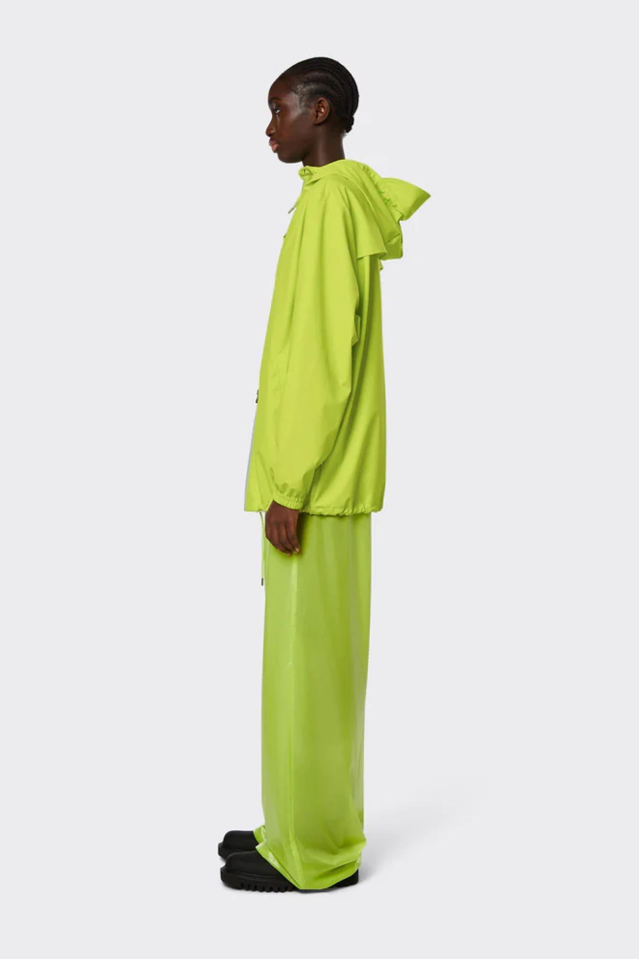 Rains Storm Breaker Reflective Digital Lime XL