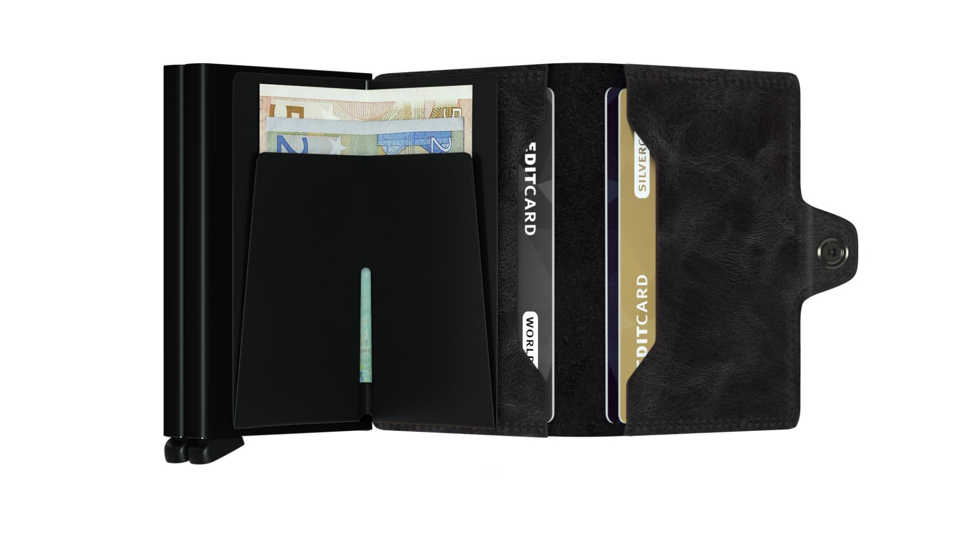 Twinwallet - Farbe: Vintage Black