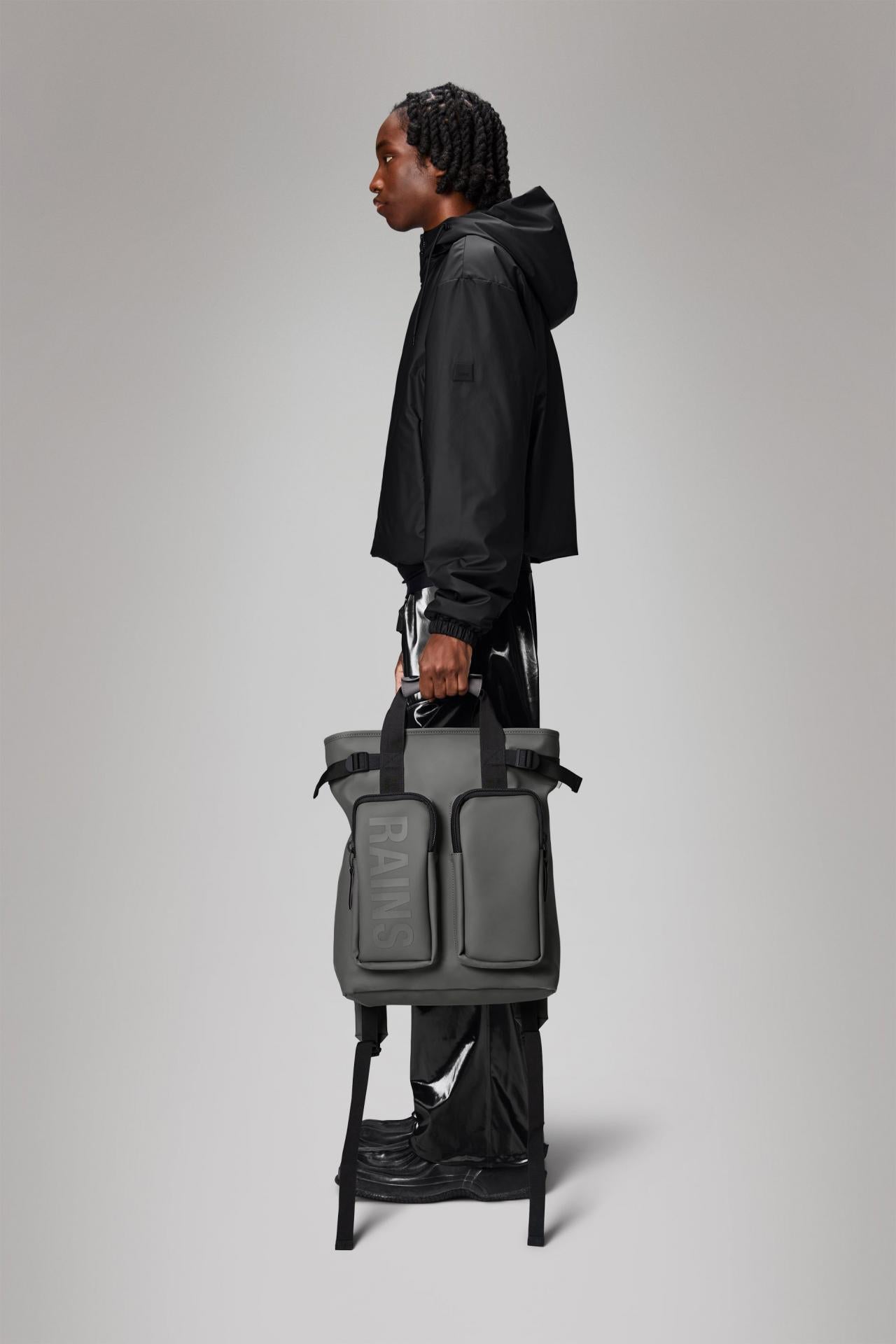 Rains Texel Tote Backpack W3 Grey