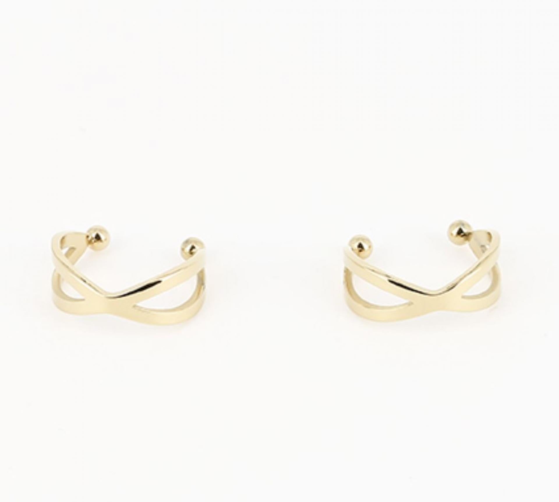Zag Bijoux Earcuff Basic glatt gold