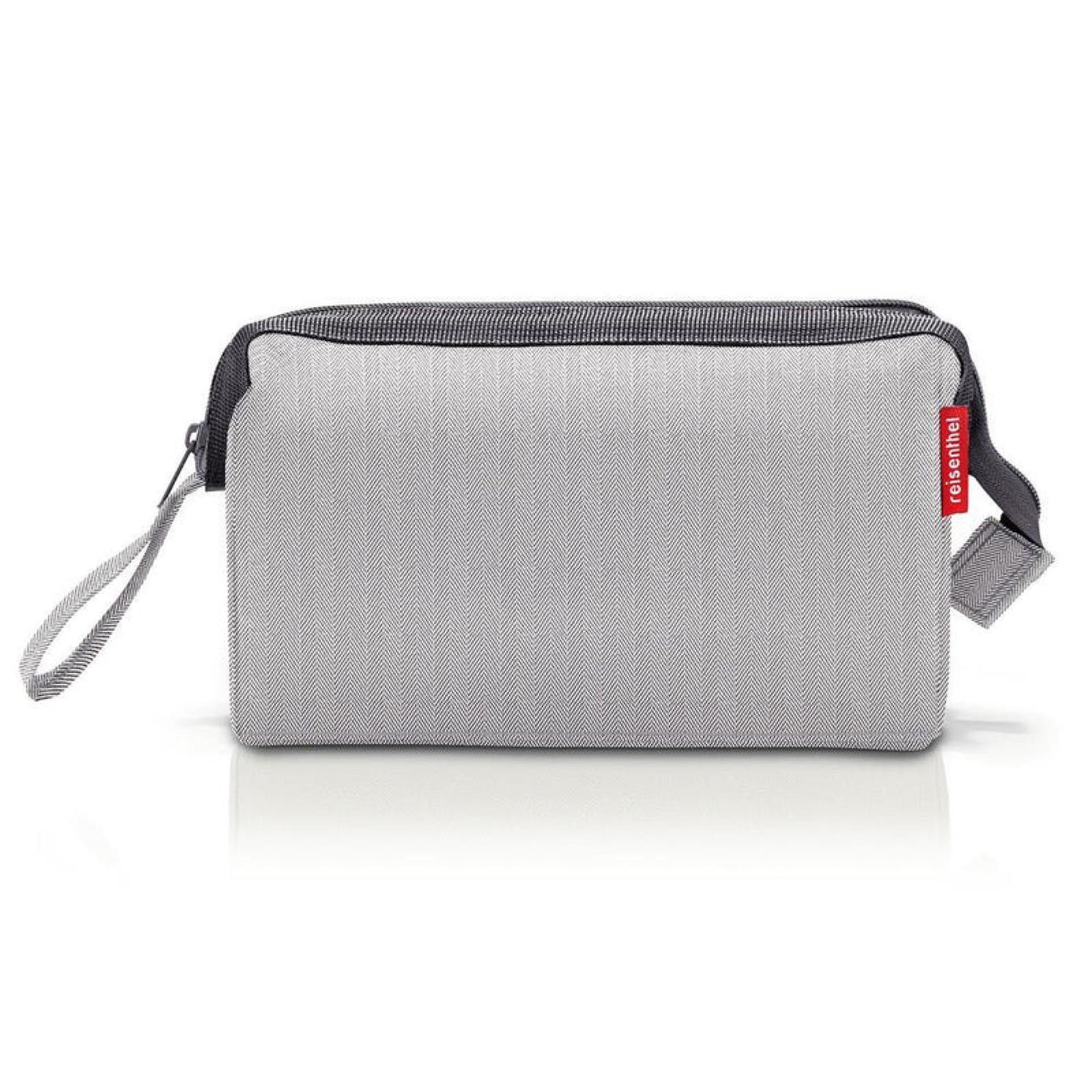 travelcosmetic herringbone grey