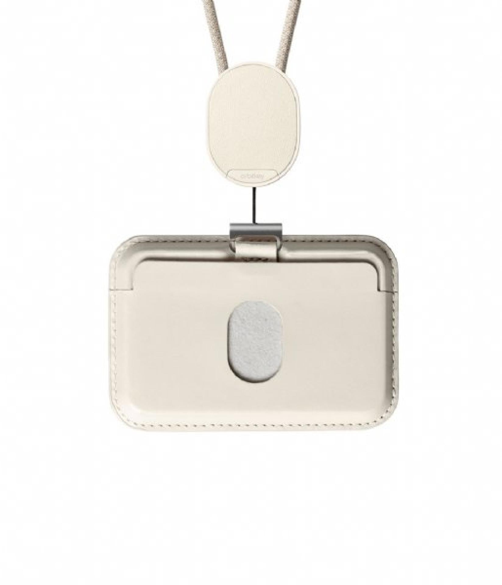 Orbitkey ID Card Holder Pro w/ Lanyard - White