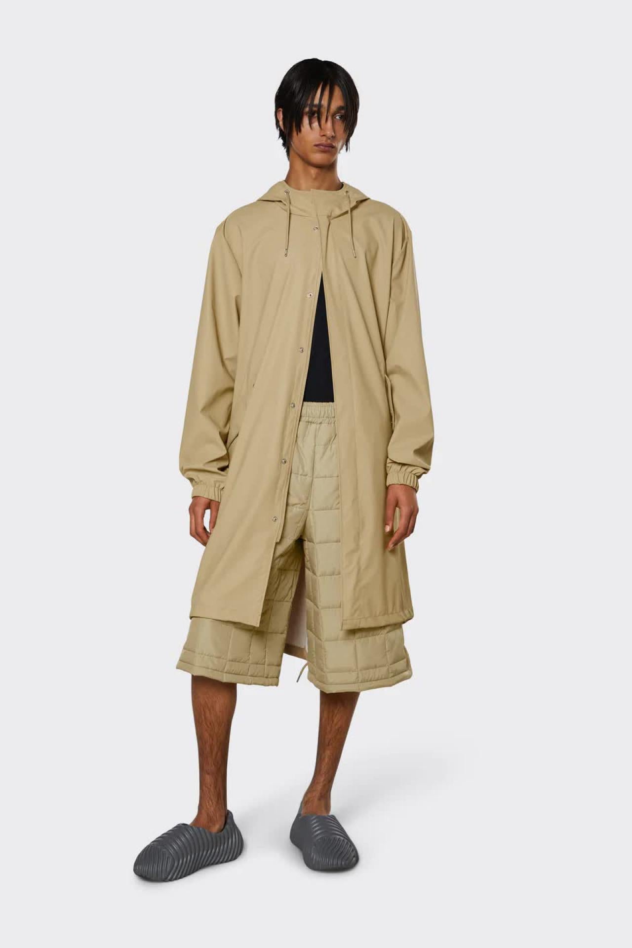 Rains Jacke Fishtail Parka W3 18140-24-L Beige Sand