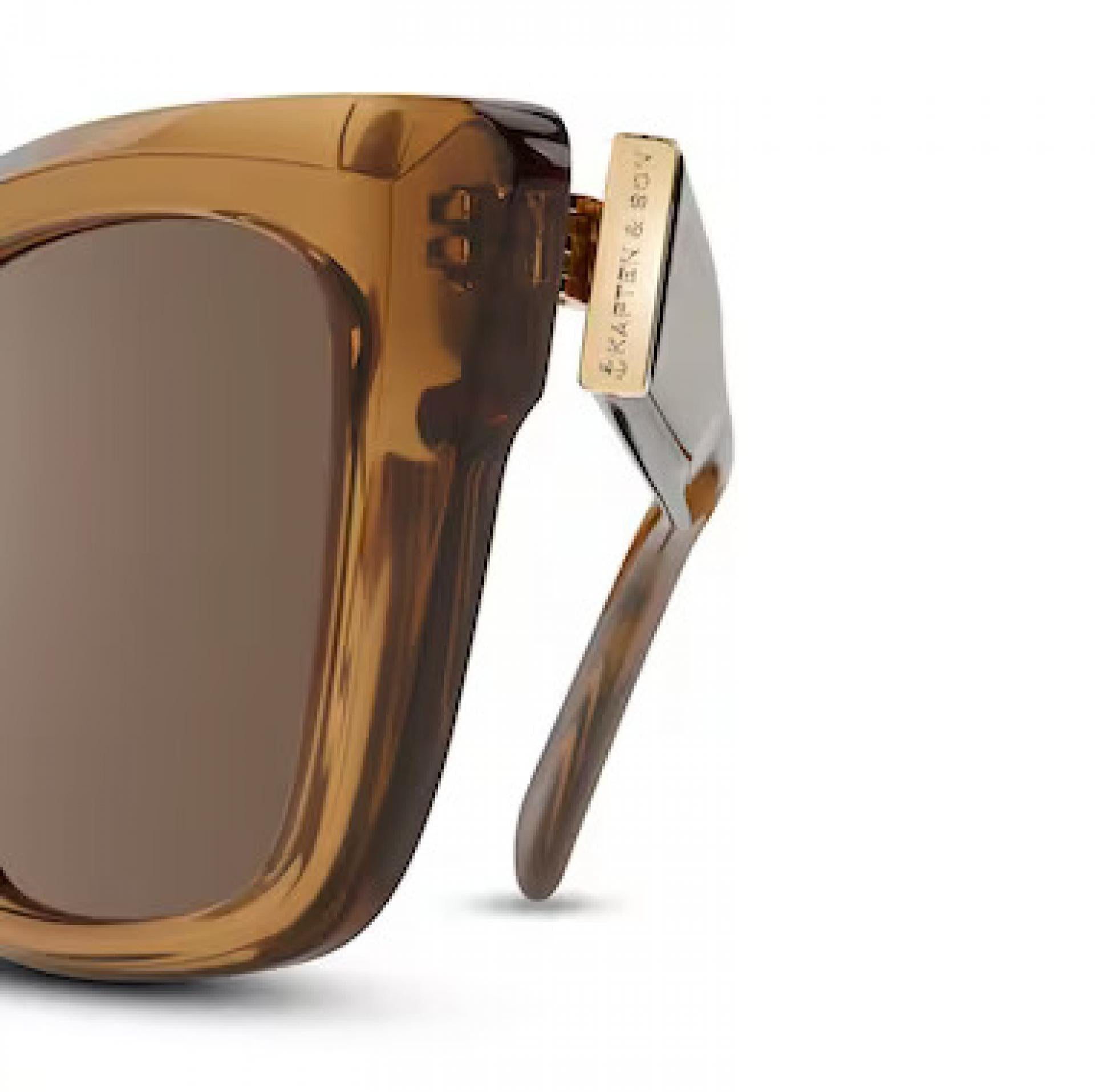 Kapten & Son Sonnenbrille Cassis Transparent Caramel Brown
