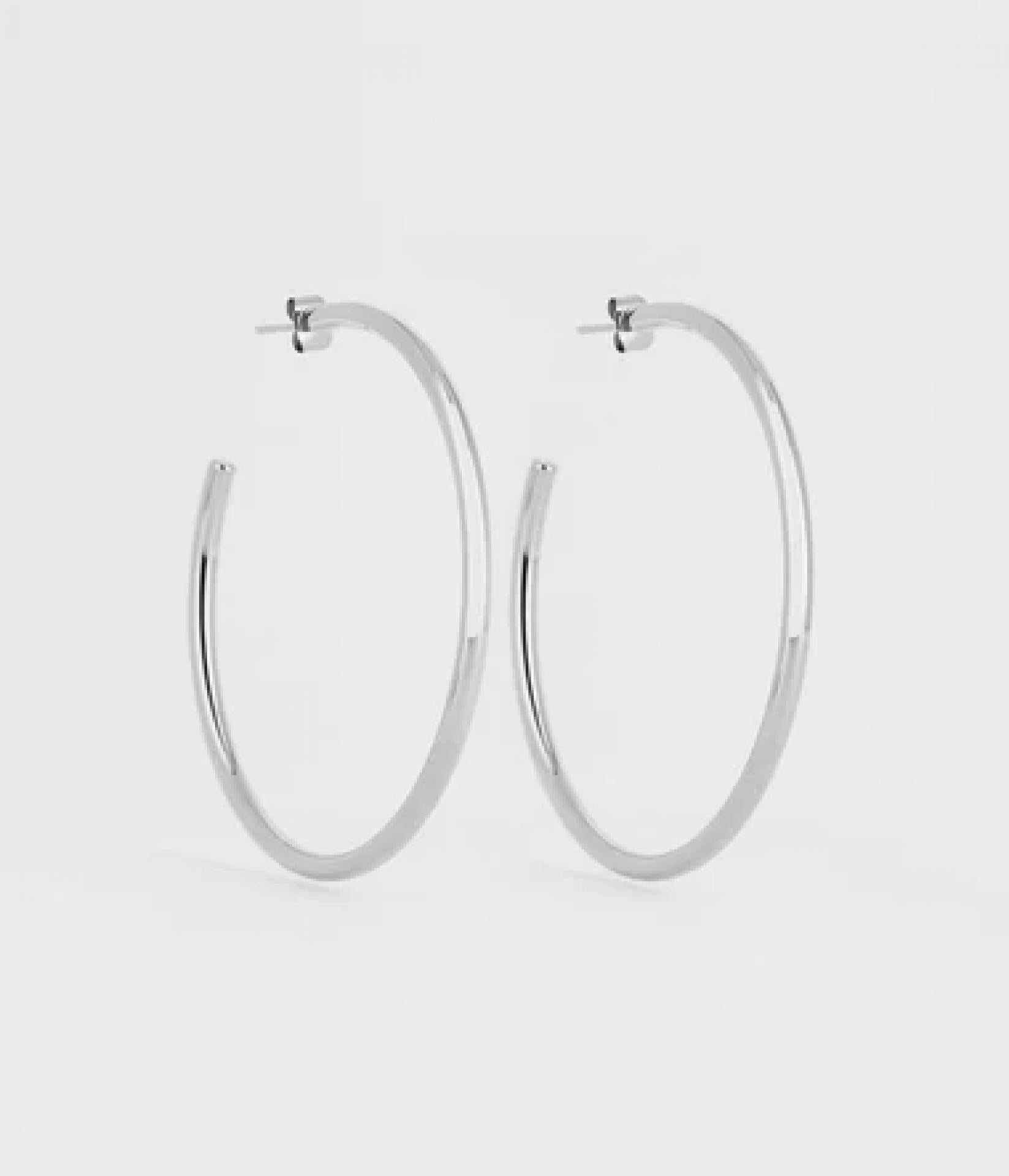 Zag Bijoux Ohrring Favelita Silber 3x60mm