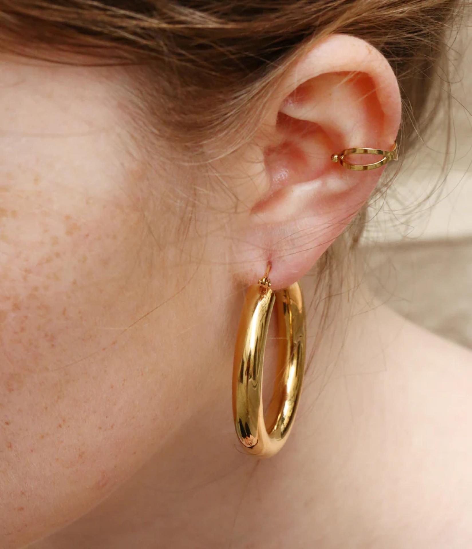 Zag Bijoux Ohrringe Manon Edelstahl vergoldet 6x 40