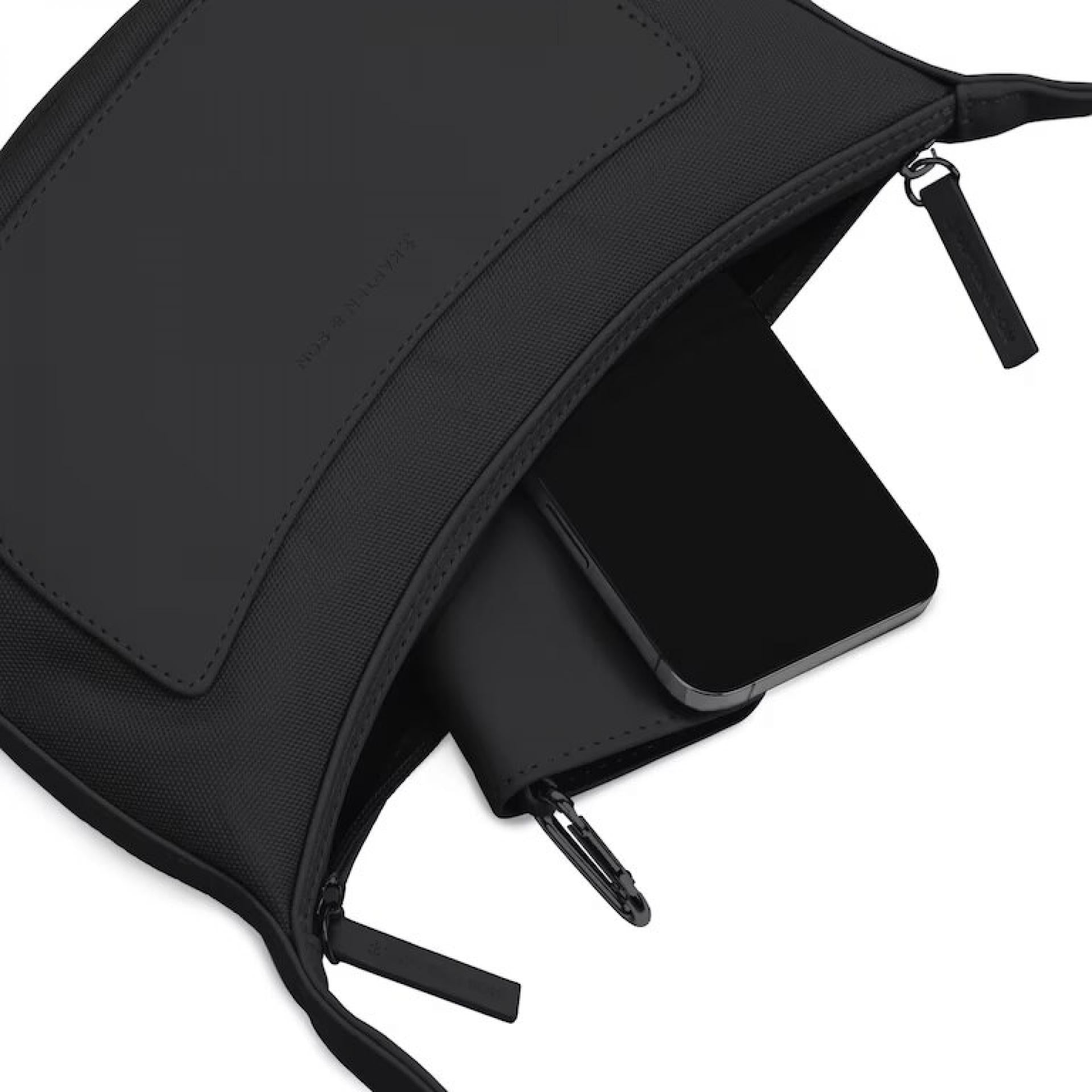 Kapten & Son Umhängetasche Torsby All Black
