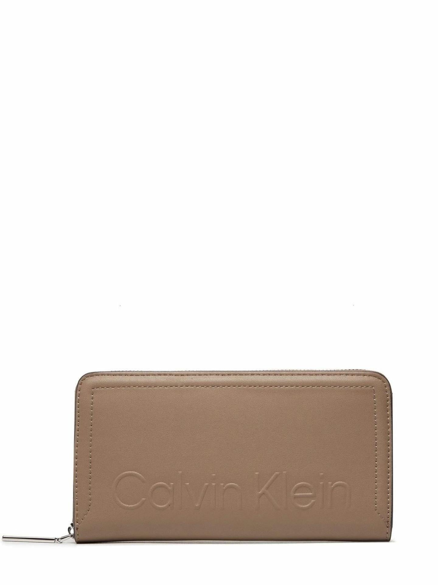 Calvin Klein Geldbörse Minimal Hardware Z/A Safari Cavas