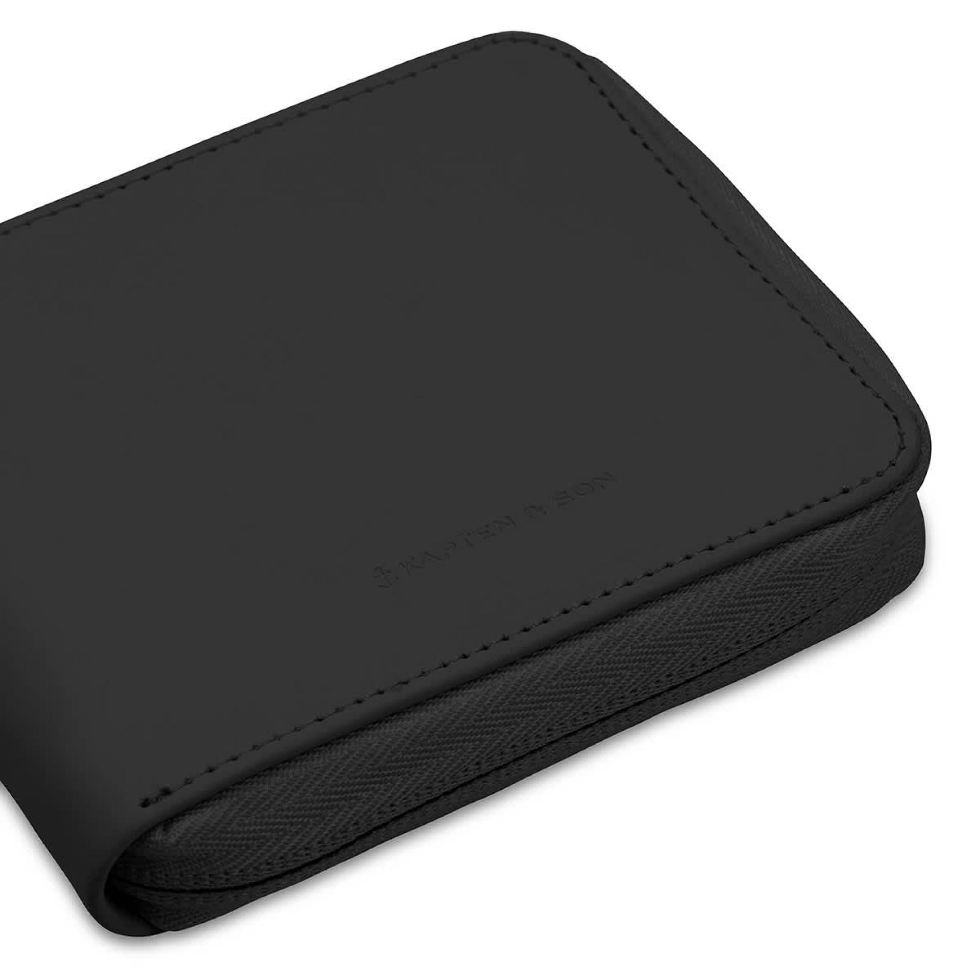 Kapten & Son Geldbörse Camden All Black