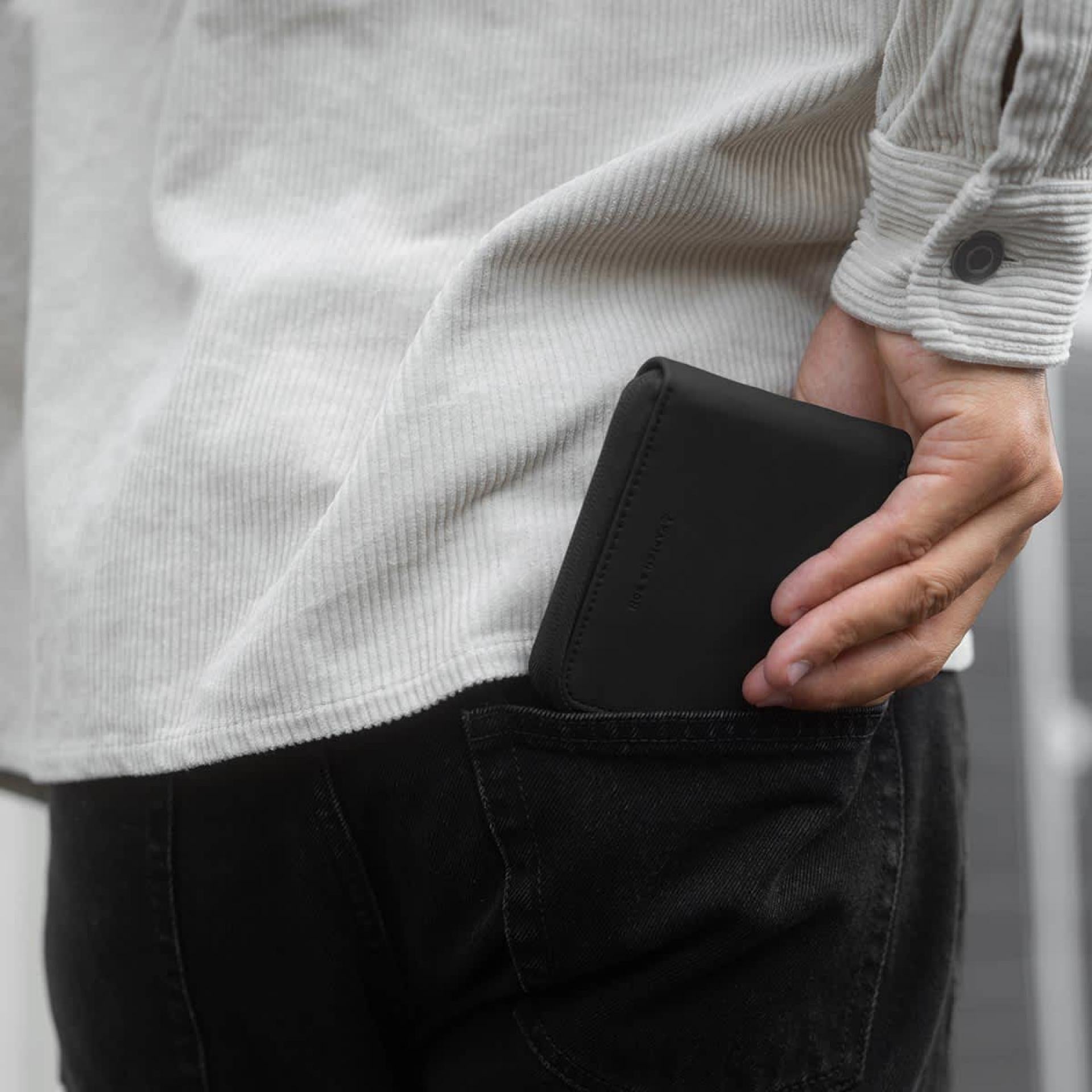 Kapten & Son Geldbörse Camden All Black