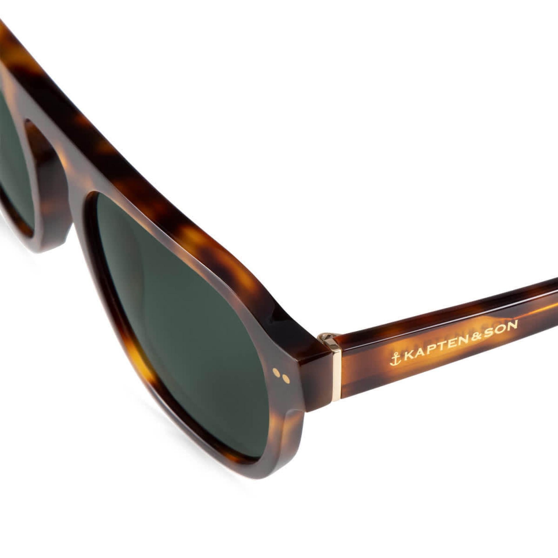 Kapten & Son Sonnenbrille Chicago Tortoise Green