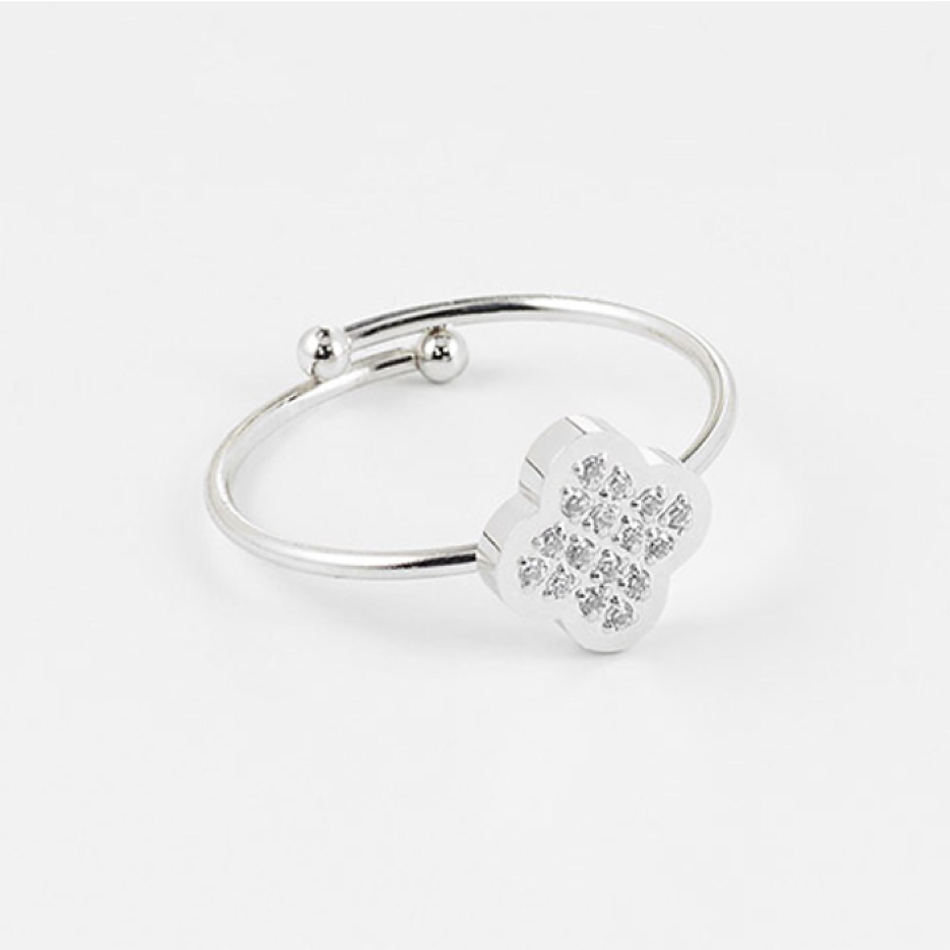 Zag Bijoux BAGUE REGLABLE ACIER