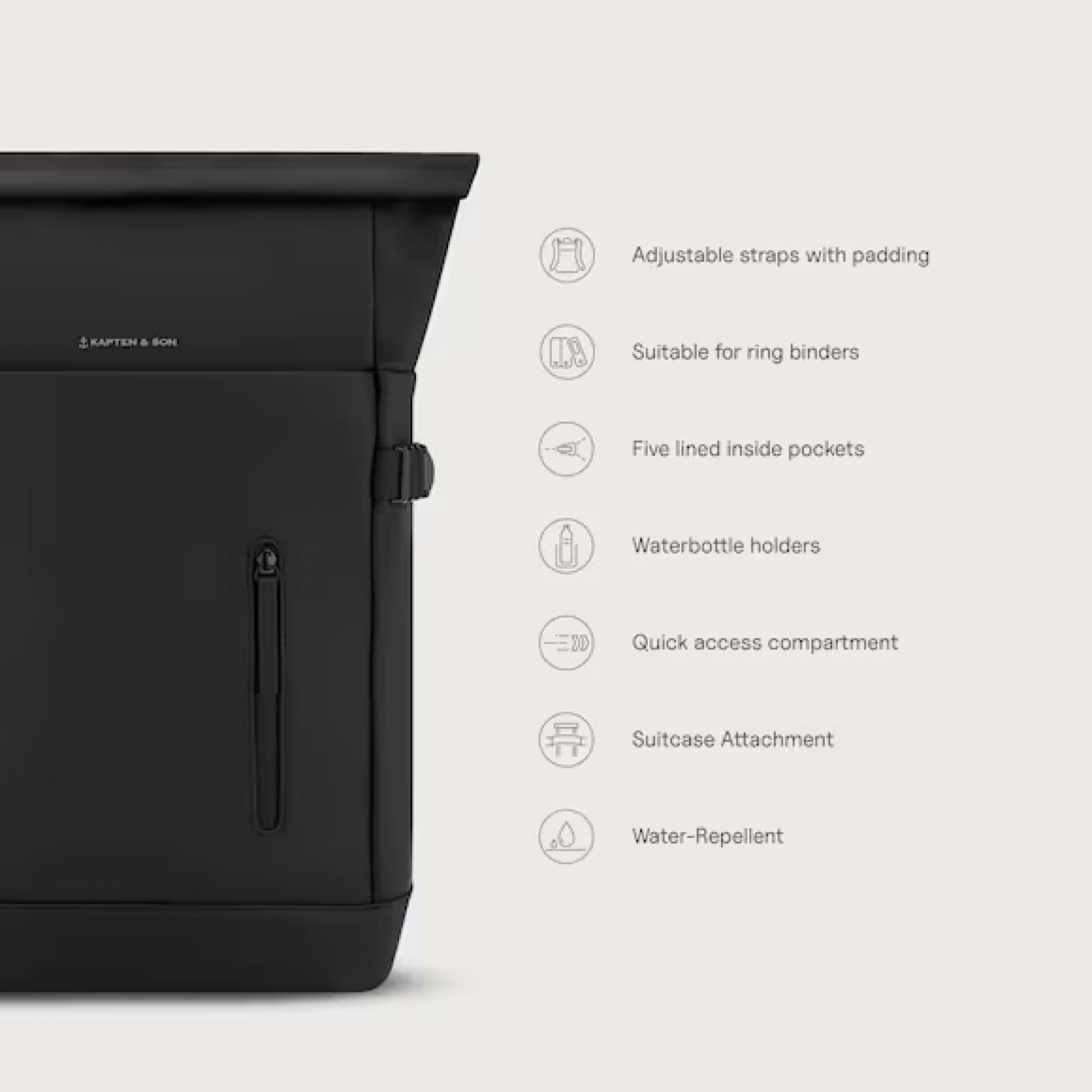 Kapten & Son New HELSINKI ALL BLACK