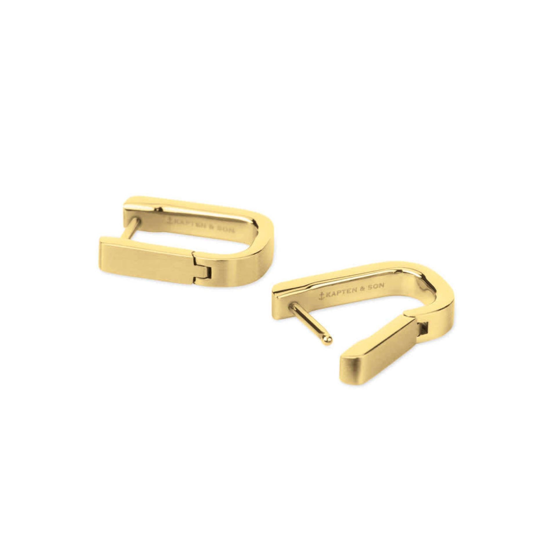 Kapten & Son Earring Bold Hoop Gold Ohrringe