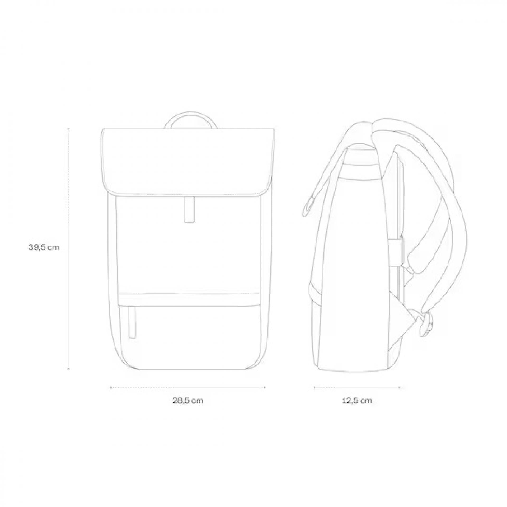 Kapten & Son Rucksack New FYN ALL BLACK