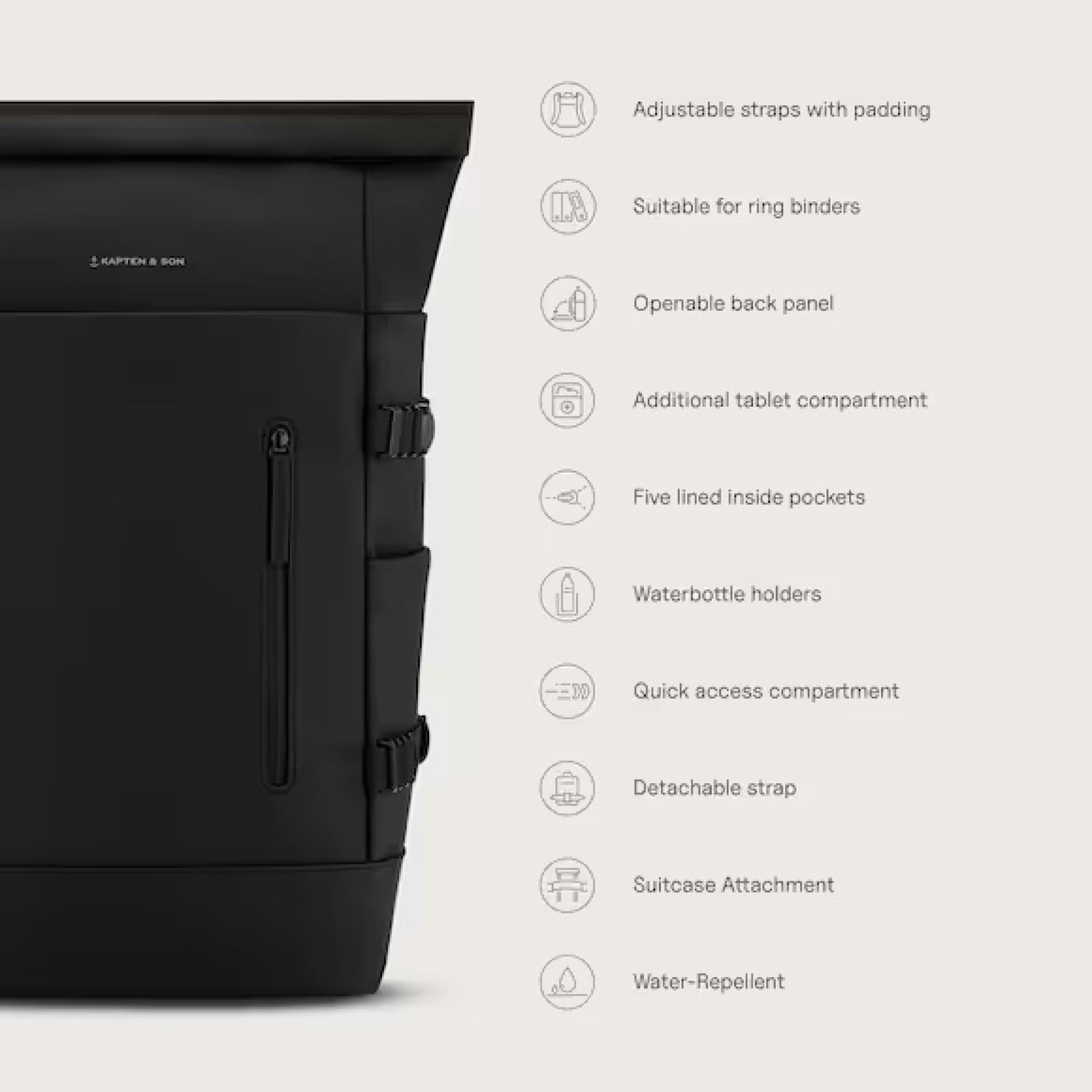 Kapten & Son HELSINKI PRO ALL BLACK