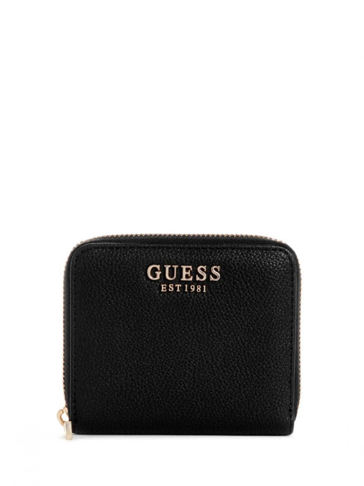 Guess LAUREL SLG SMALL Geldbörse Schwarz
