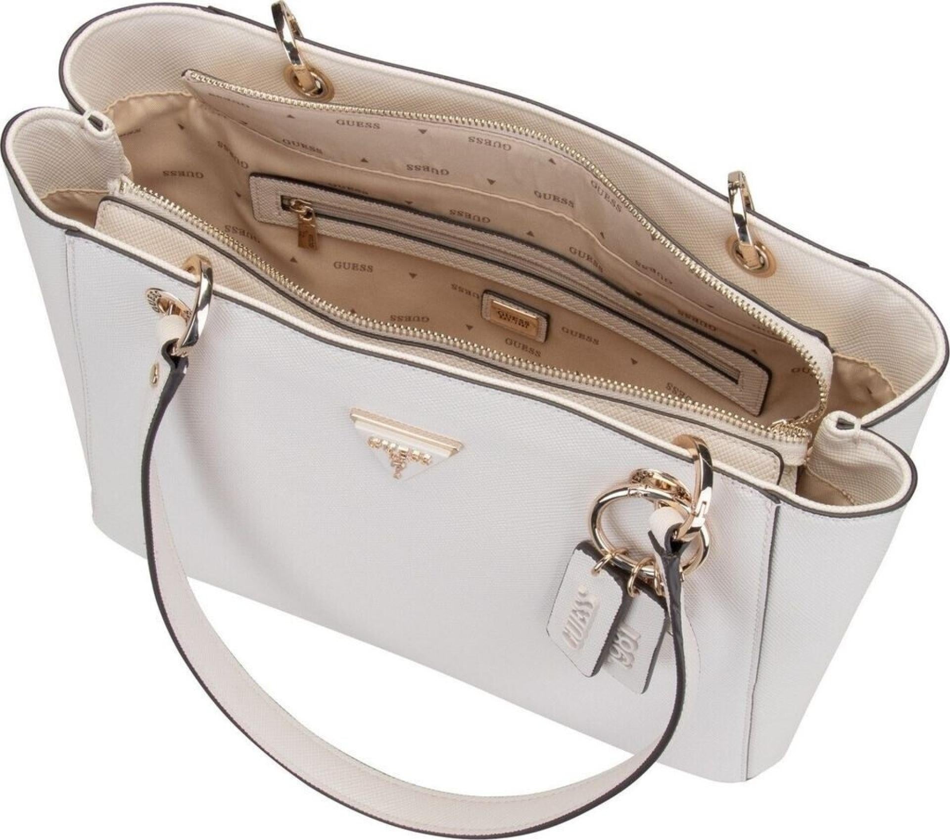Guess Handtasche Noelle Tote Bone