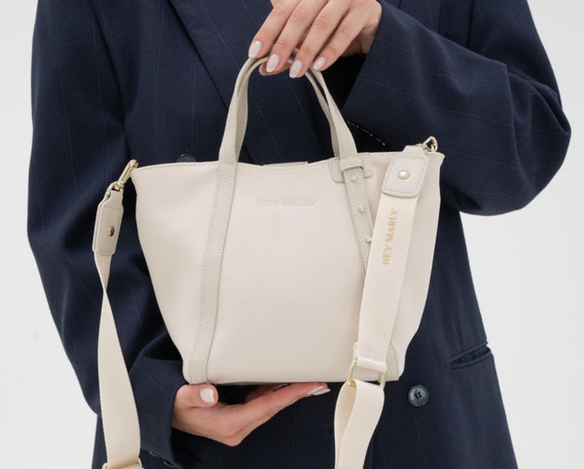Hey Marly Handtasche Pretty Wonder Nylon S - Greige