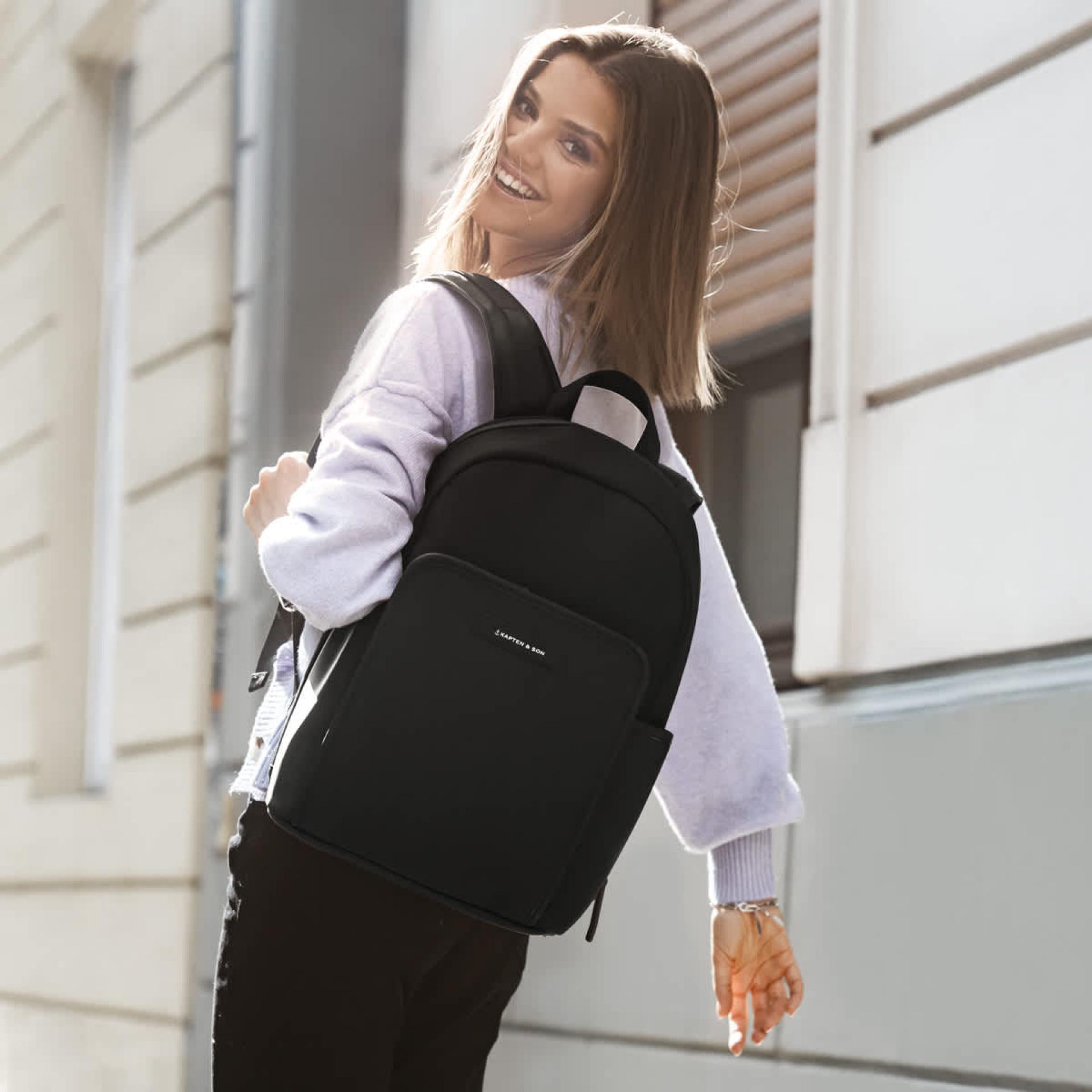 Kapten & Son Rucksack Aalborg All Black