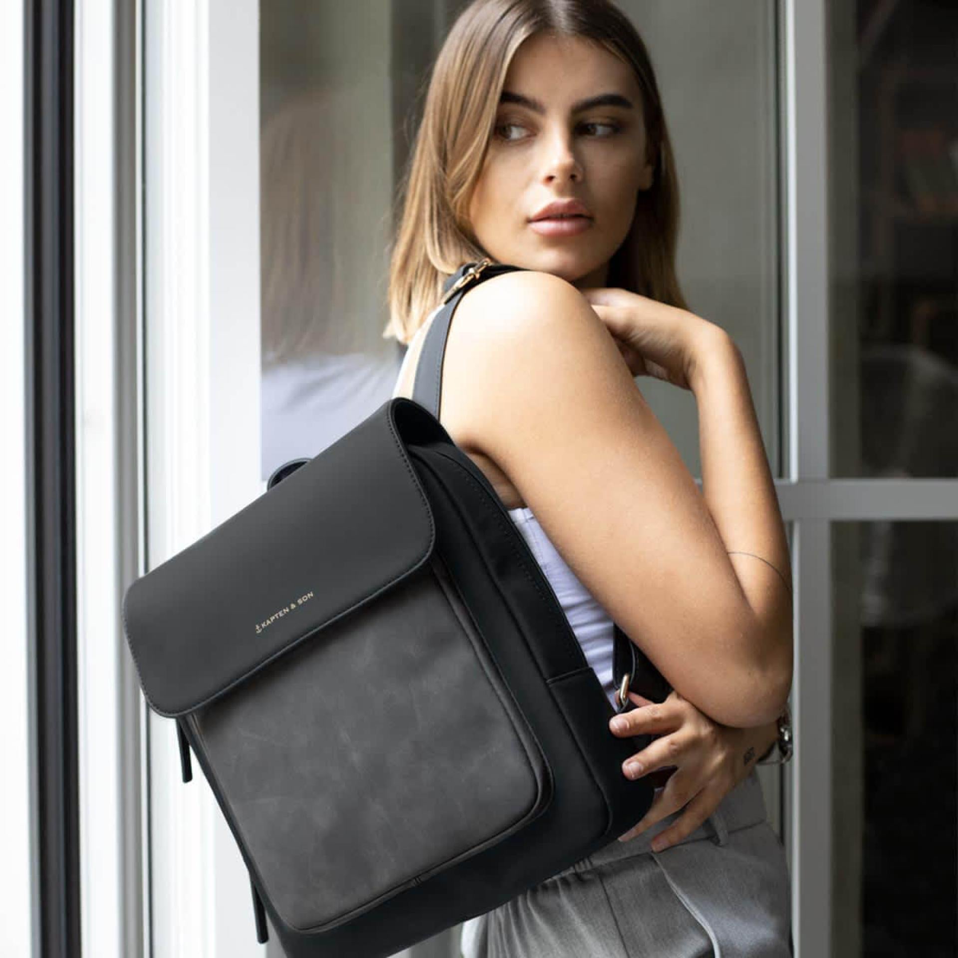 Kapten & Son Rucksack Tromso All Black