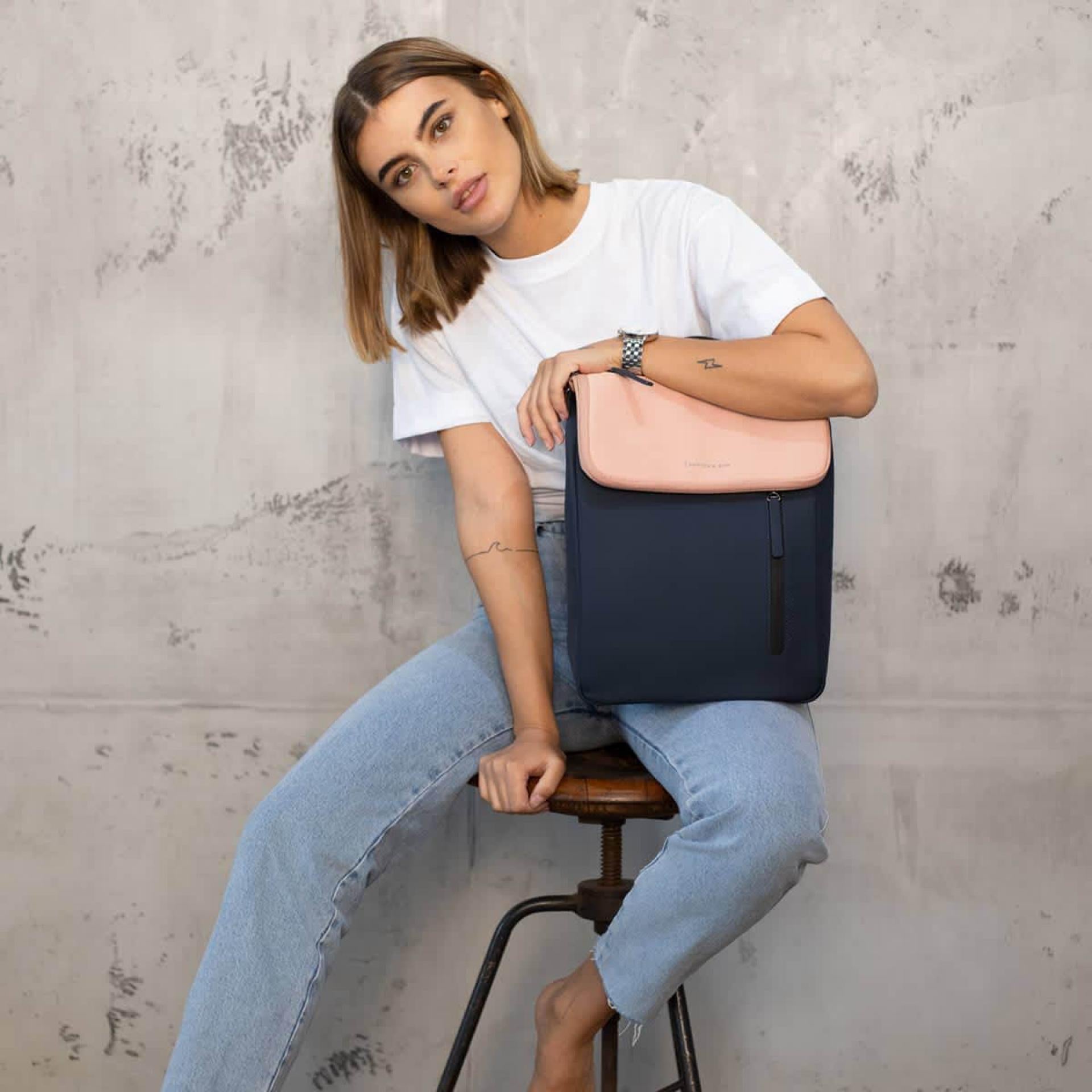 Kapten & Son Rucksack Vallen Navy Blush