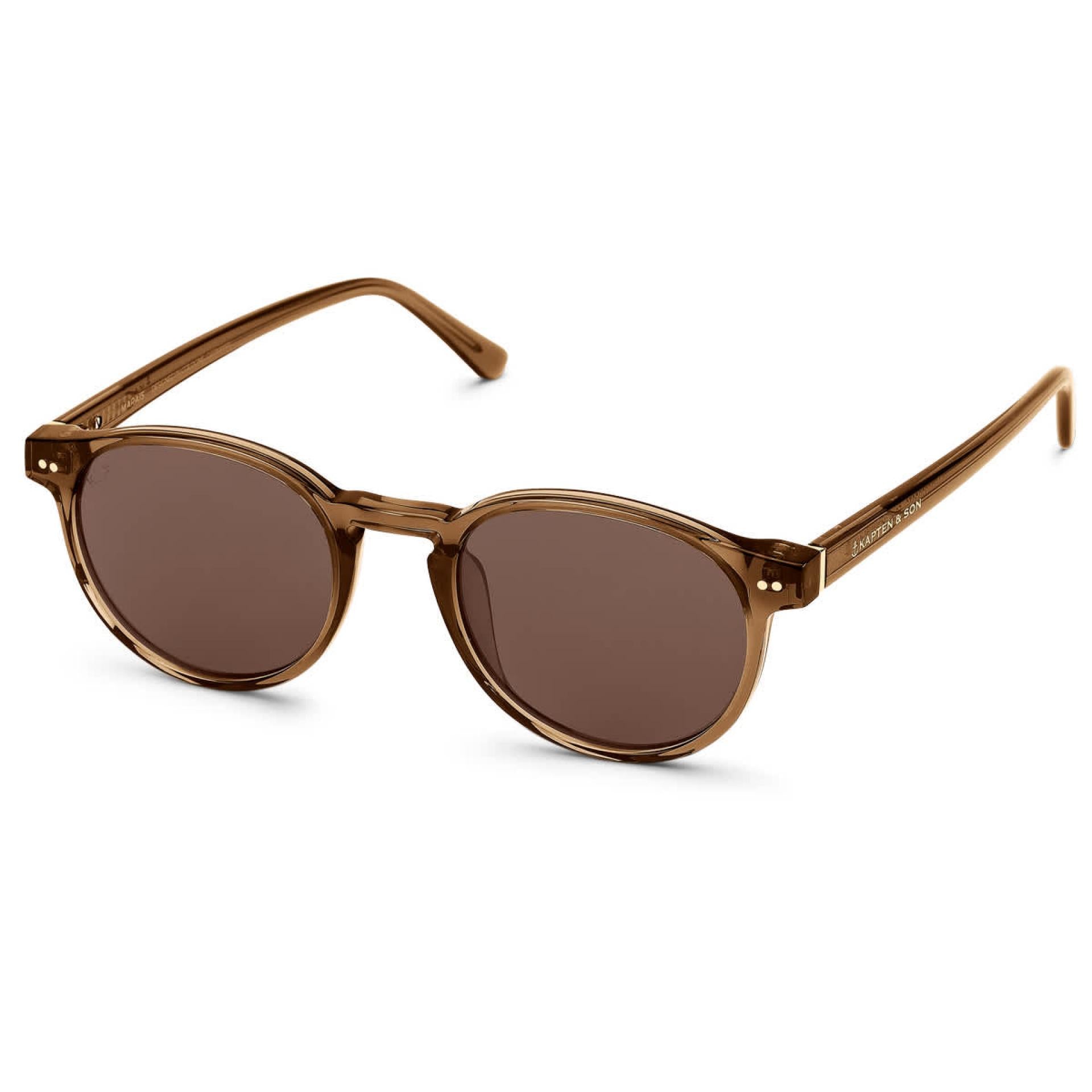 Kapten & Son Sonnenbrille Marais Transparent Caramel Brown