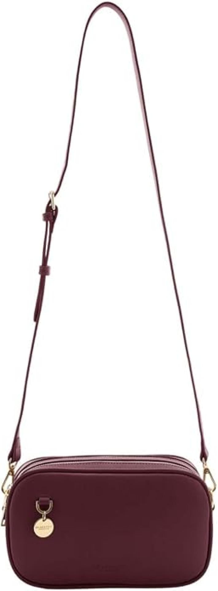 Seidenfelt Handtasche Nelma Camera Bag deep red