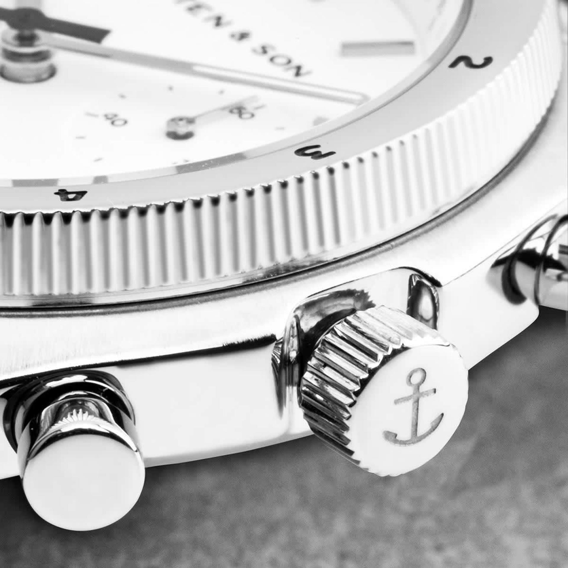 Kapten & Son Uhr Rise Small Silver Steel 39mm
