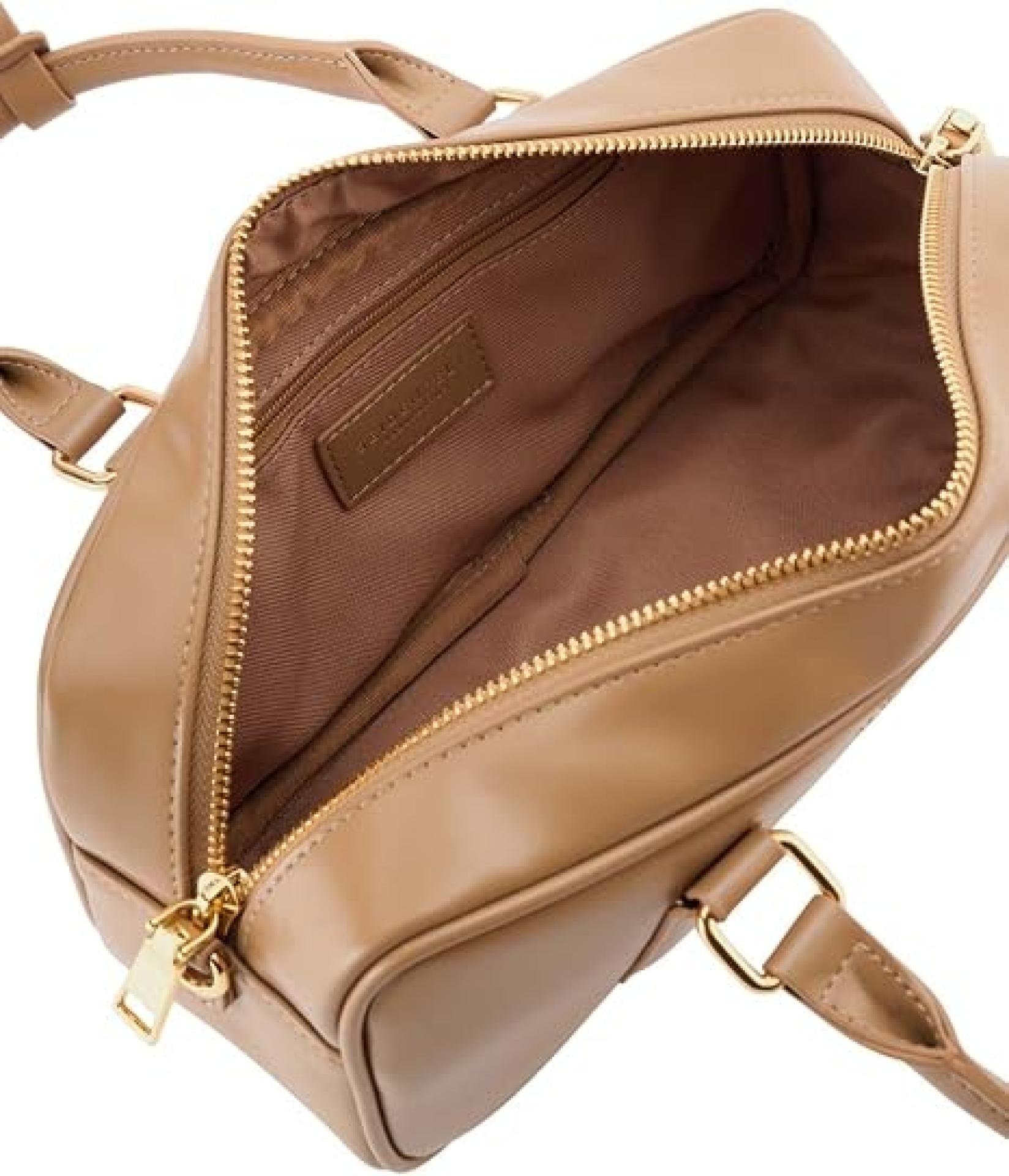 Seidenfelt Handtasche Arvaja Bowling Bag toffee
