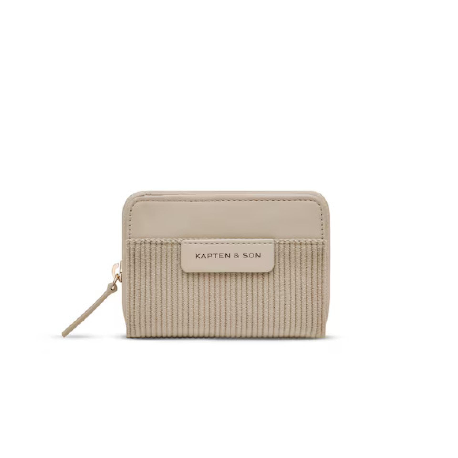 Kapten&Son Bergen Pro Wallet Small Cord Dusty Sand