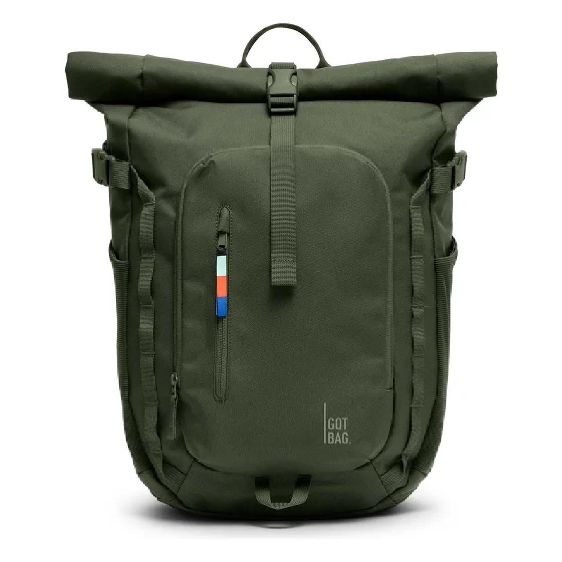 GOT BAG Rolltop Adventure Rucksack algae grün Wasserdicht & Flexibel (26-36L)
