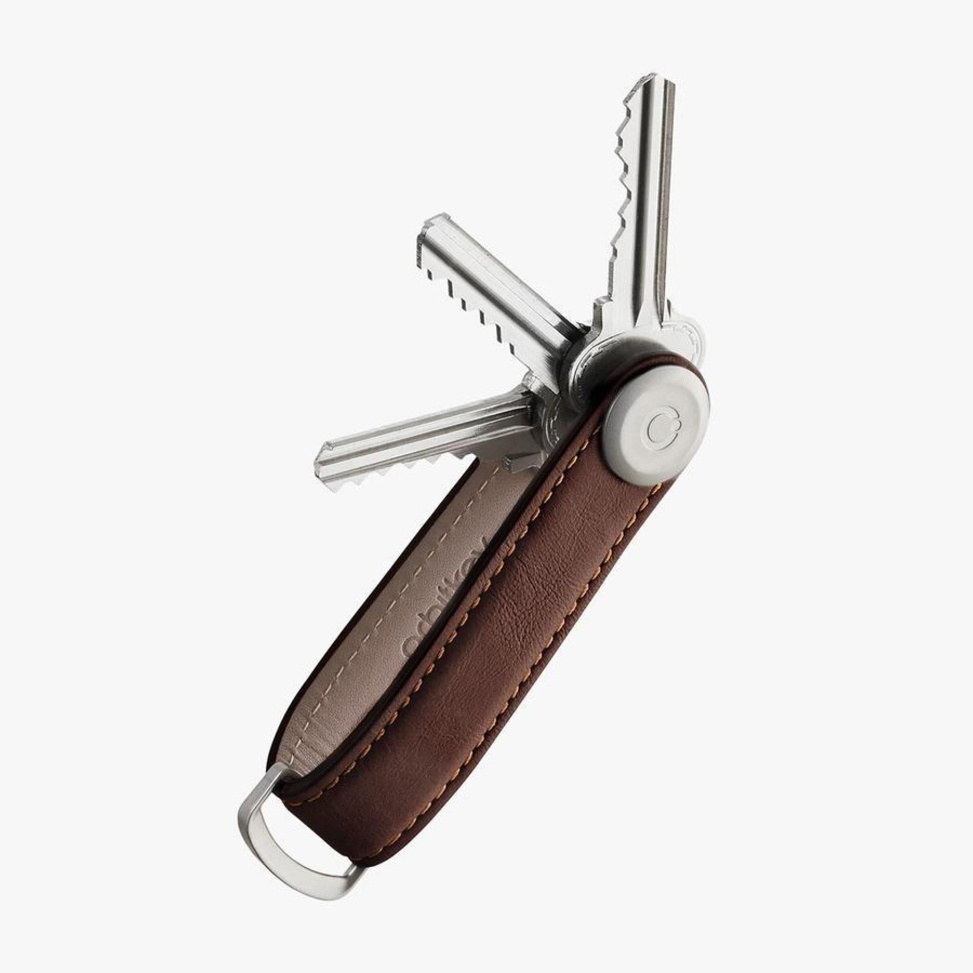 Orbitkey Key Organiser 2.0 Leder Schlüsselbund Espresso/Brown