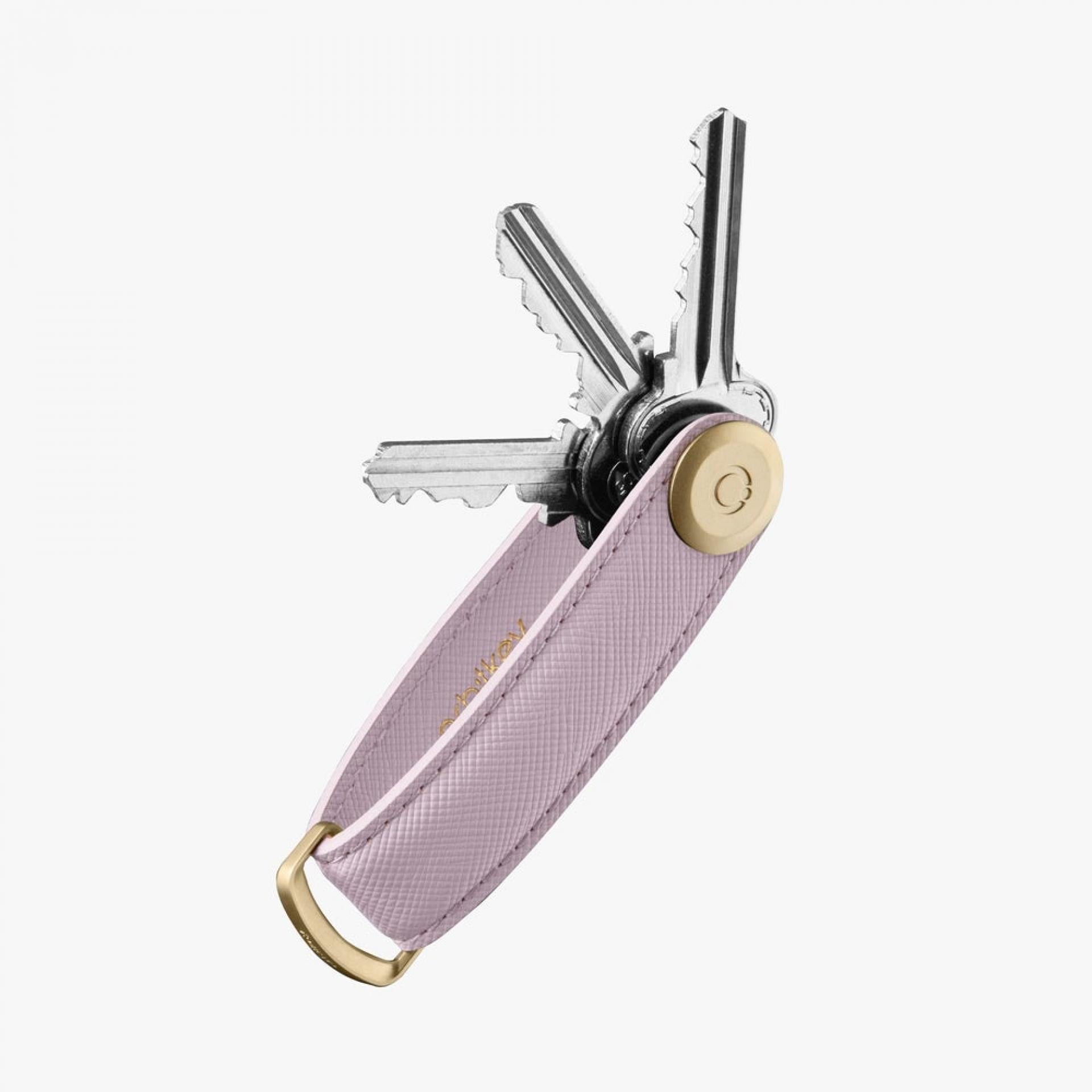 Orbitkey Key Organiser Saffiano Leather Lilac