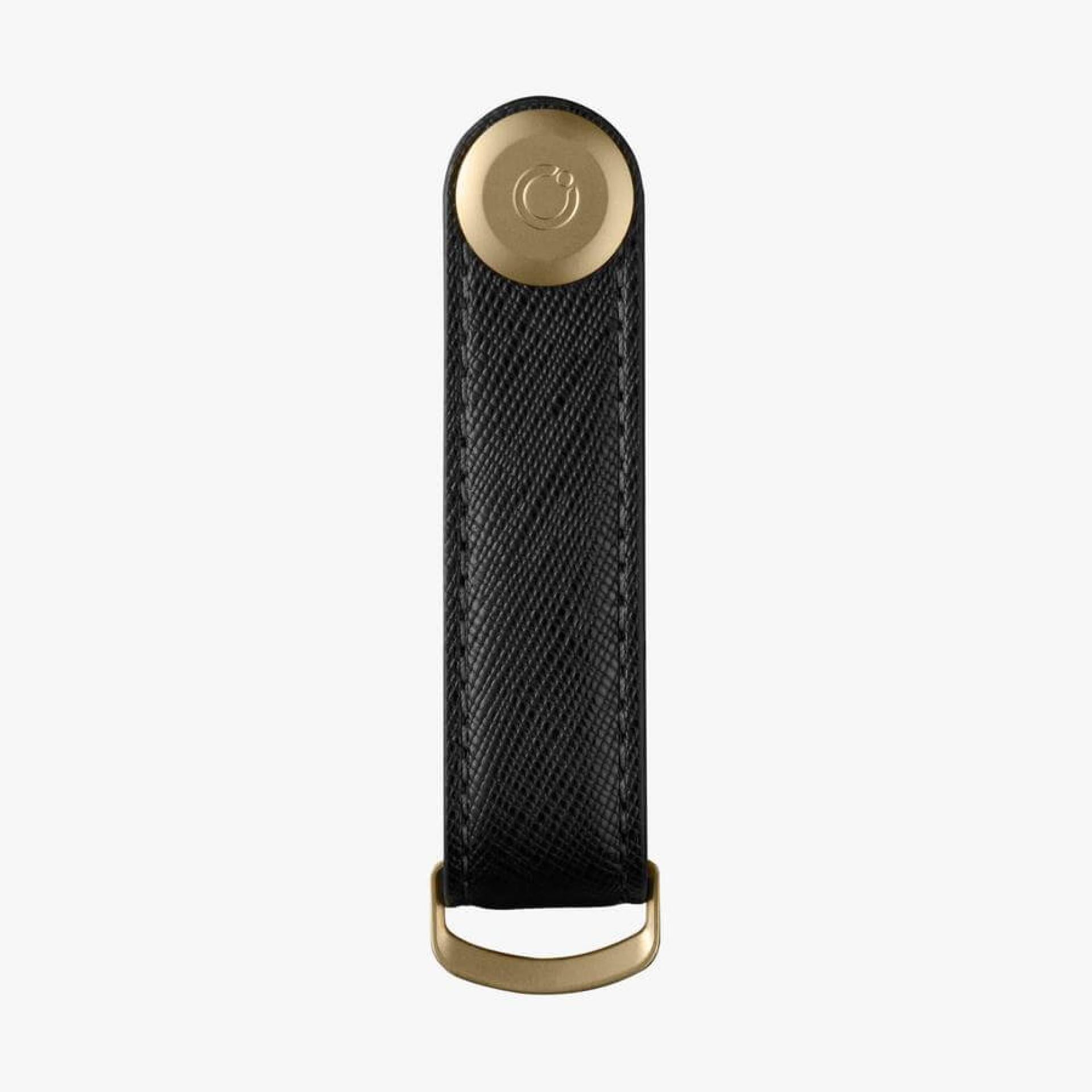 Orbitkey Key Organiser Saffiano Leather Liquorice